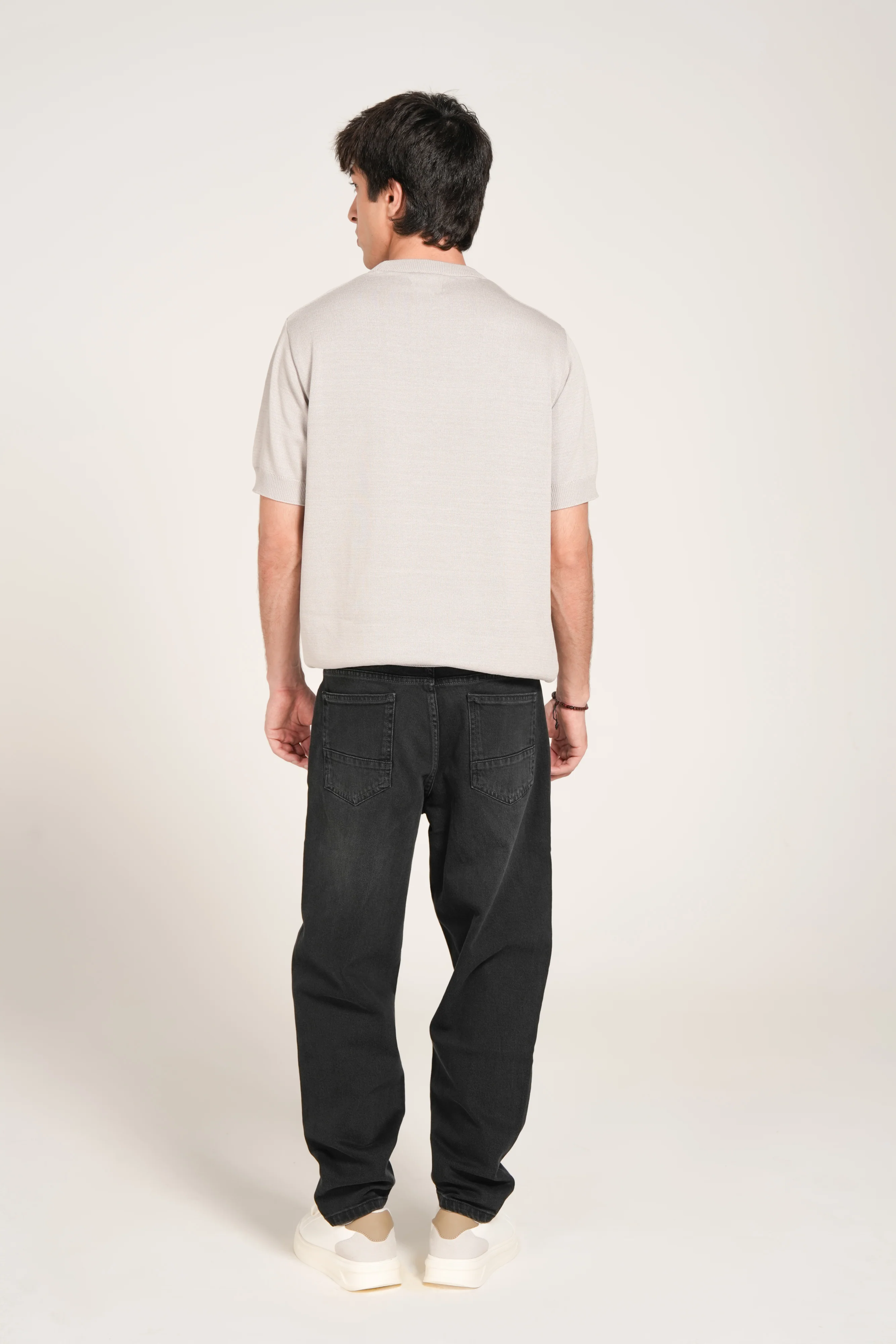 TEXTURED KNITTED TEE - Image 3