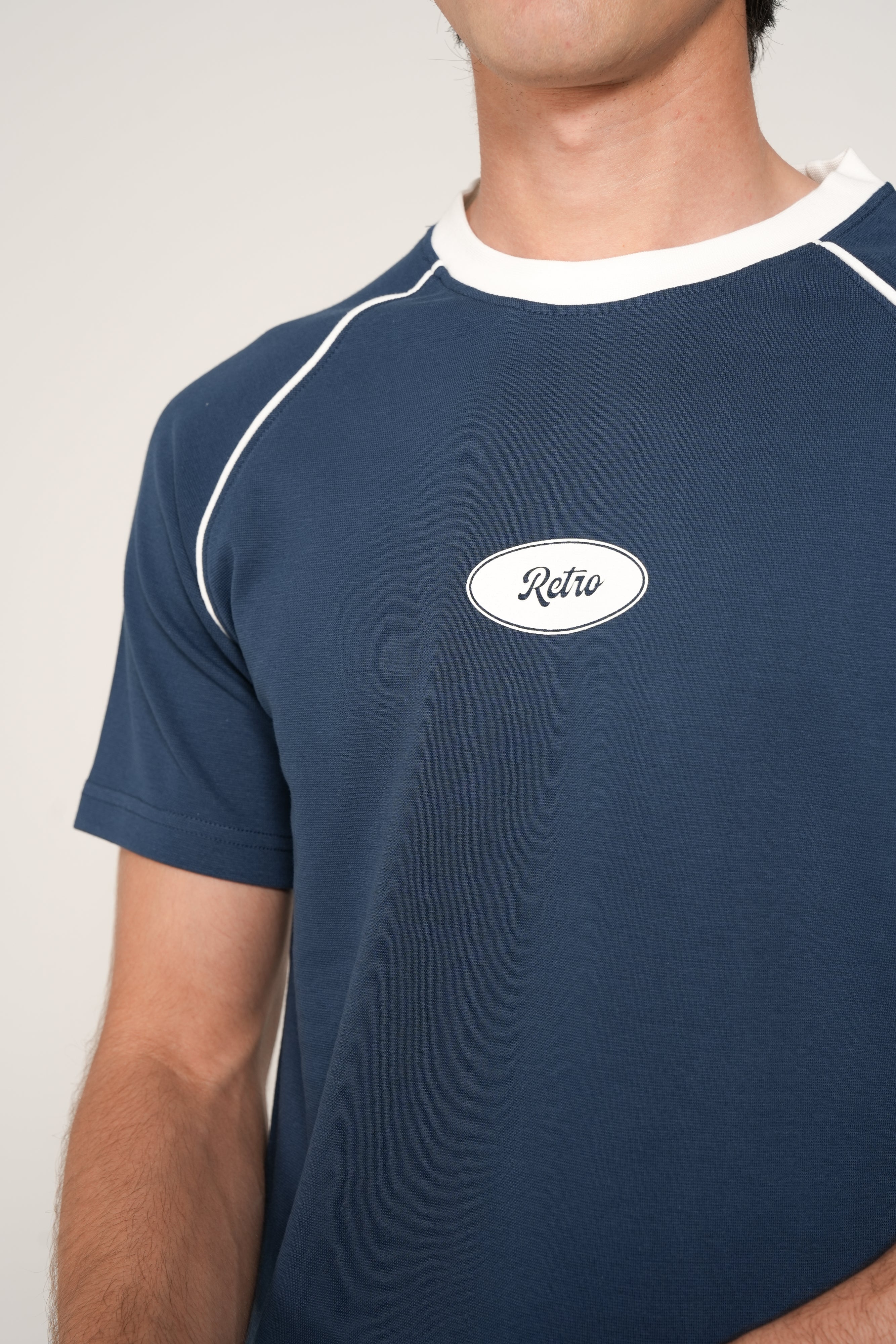 SLIM CROPPED TEXTURED TEE - Image 4