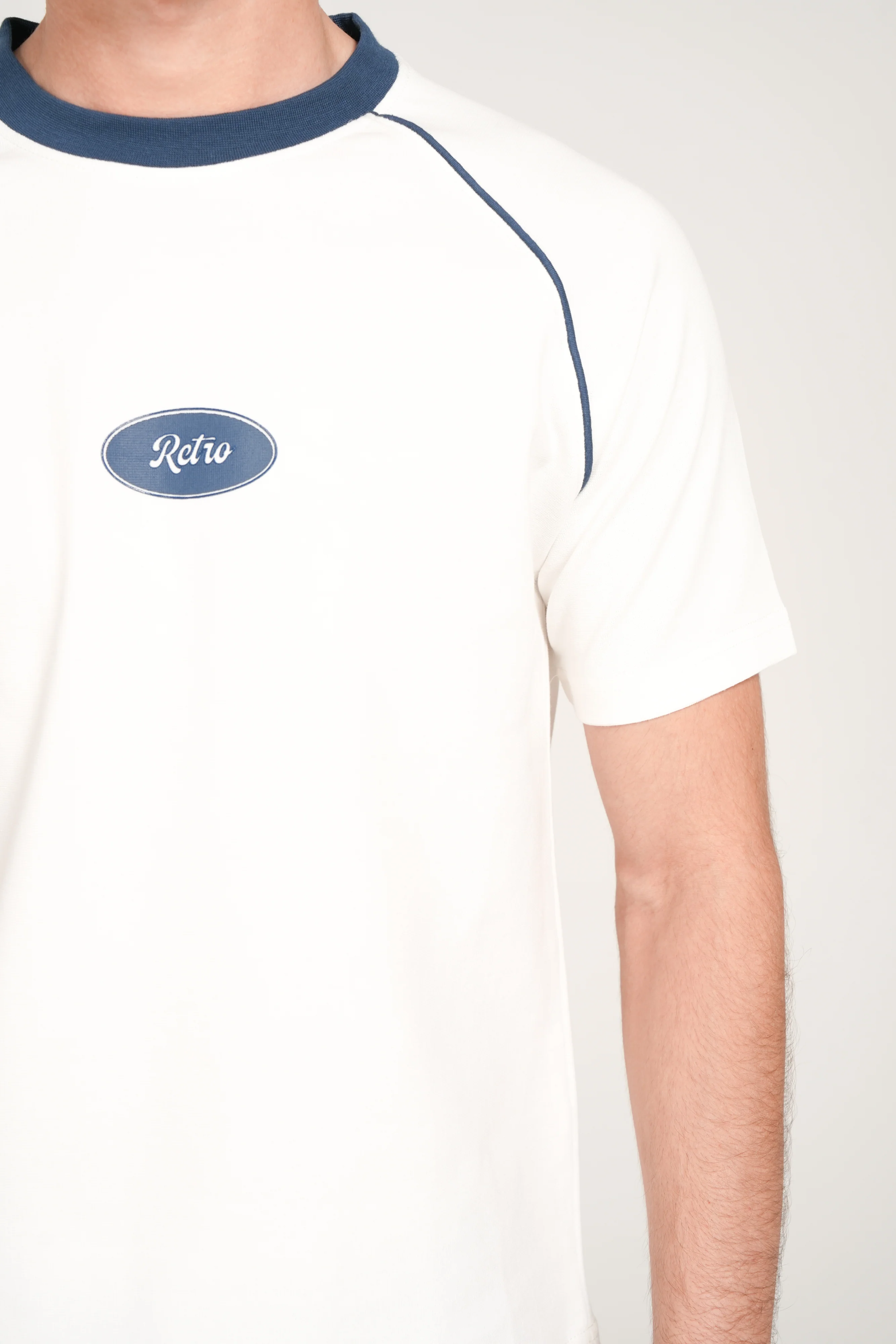 SLIM CROPPED TEXTURED TEE - Image 4