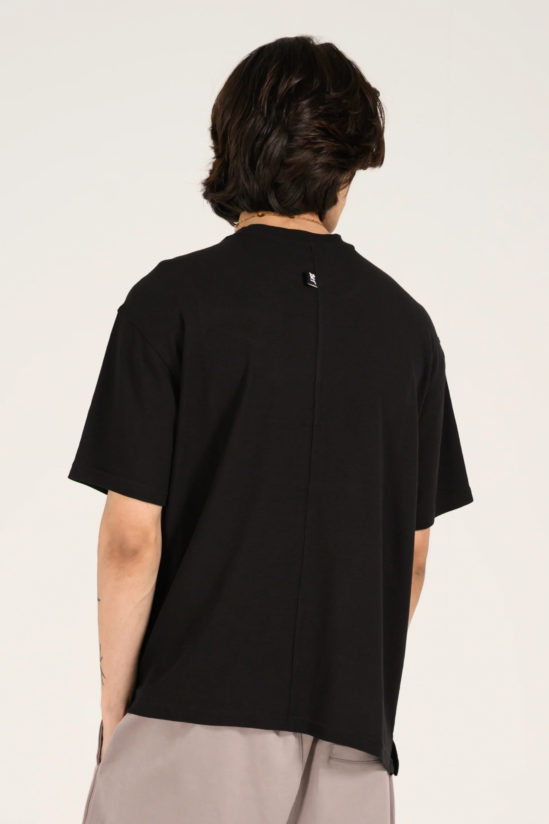 BAGGY FIT TEXTURED MODAL TEE - Image 5