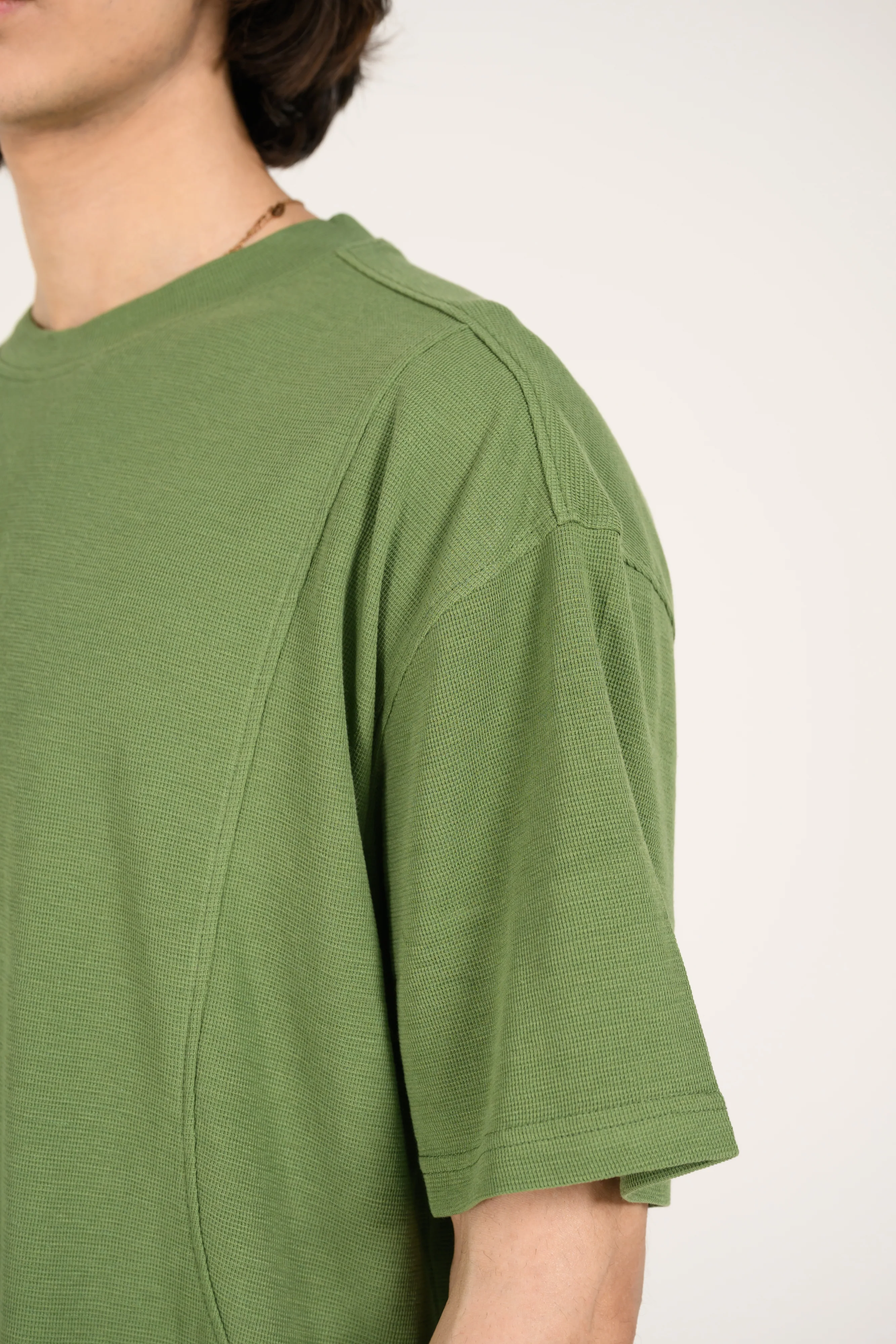 BAGGY FIT TEXTURED MODAL TEE - Image 5