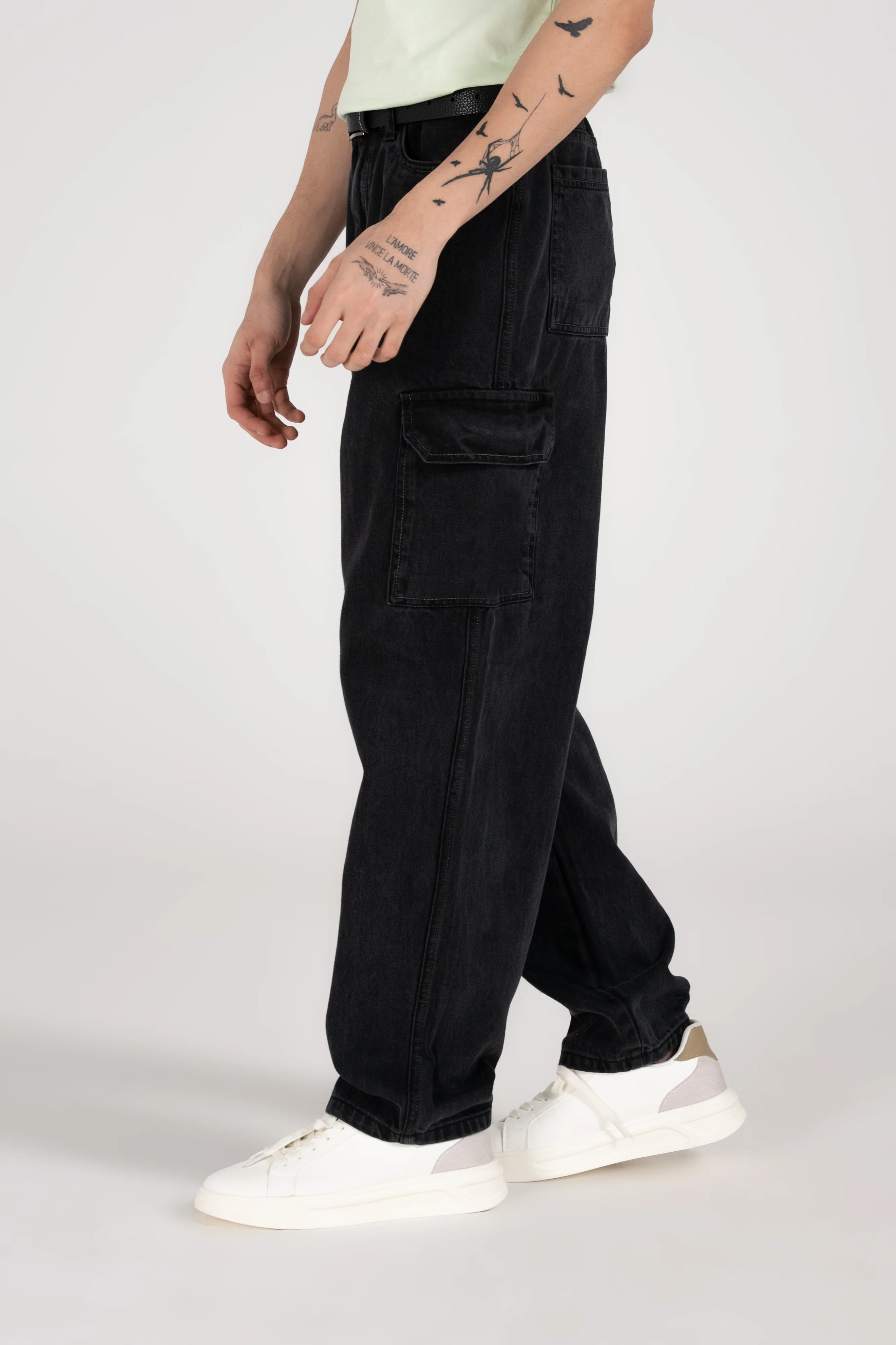 BAGGY FIT CARGO DENIM - Image 2