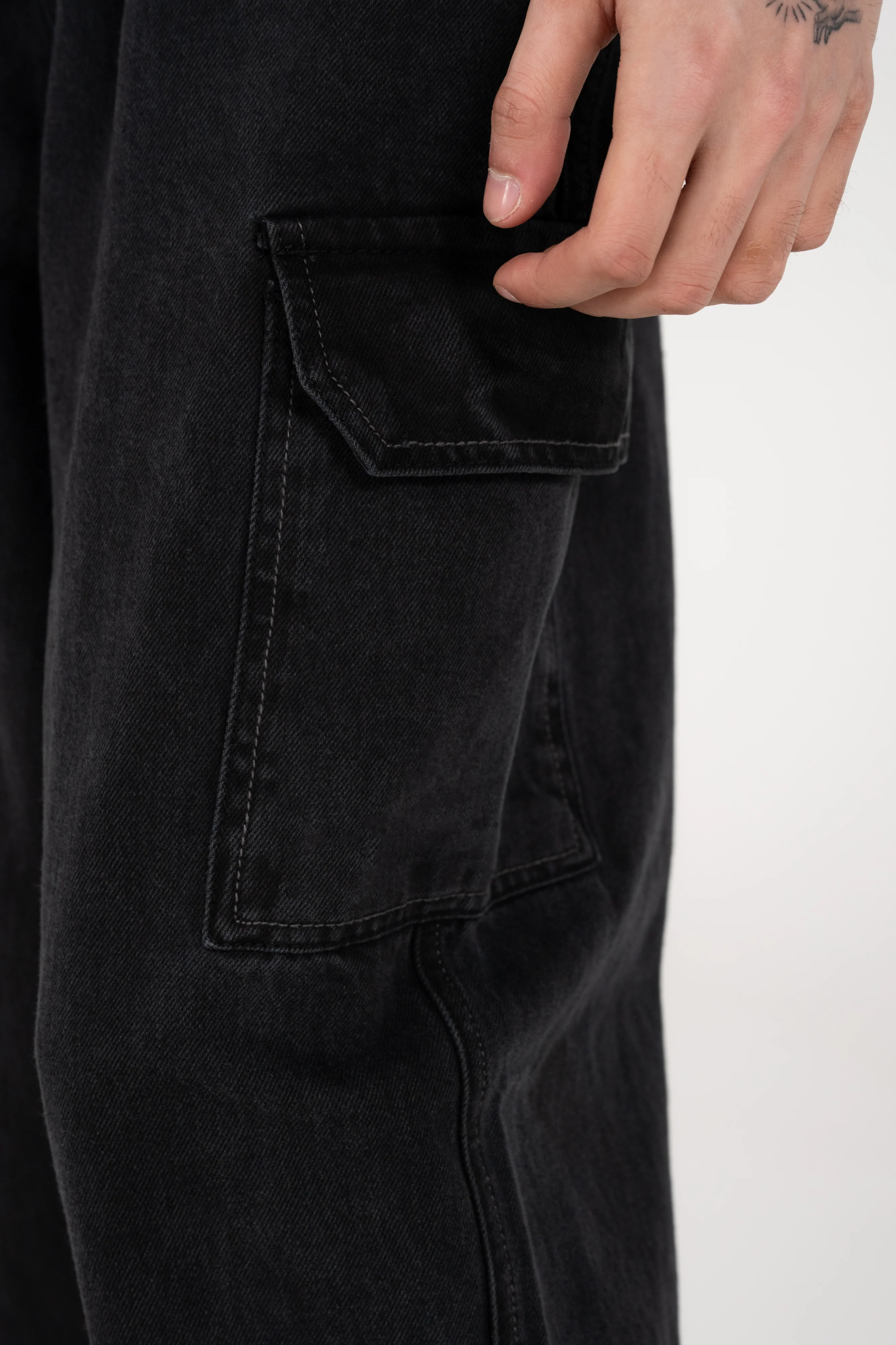 BAGGY FIT CARGO DENIM - Image 4