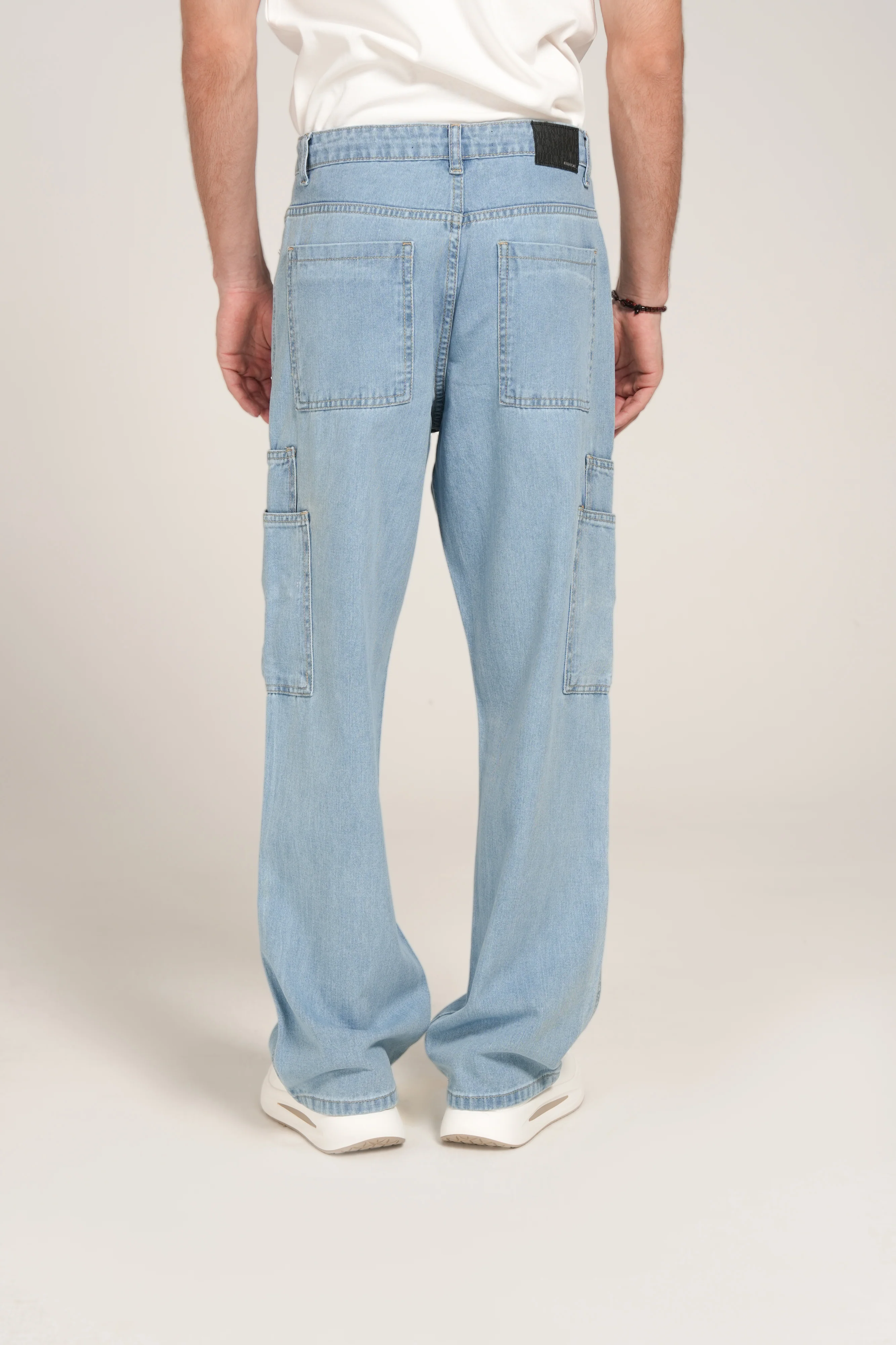 WIDE LEG FIT CARGO DENIM - Image 3