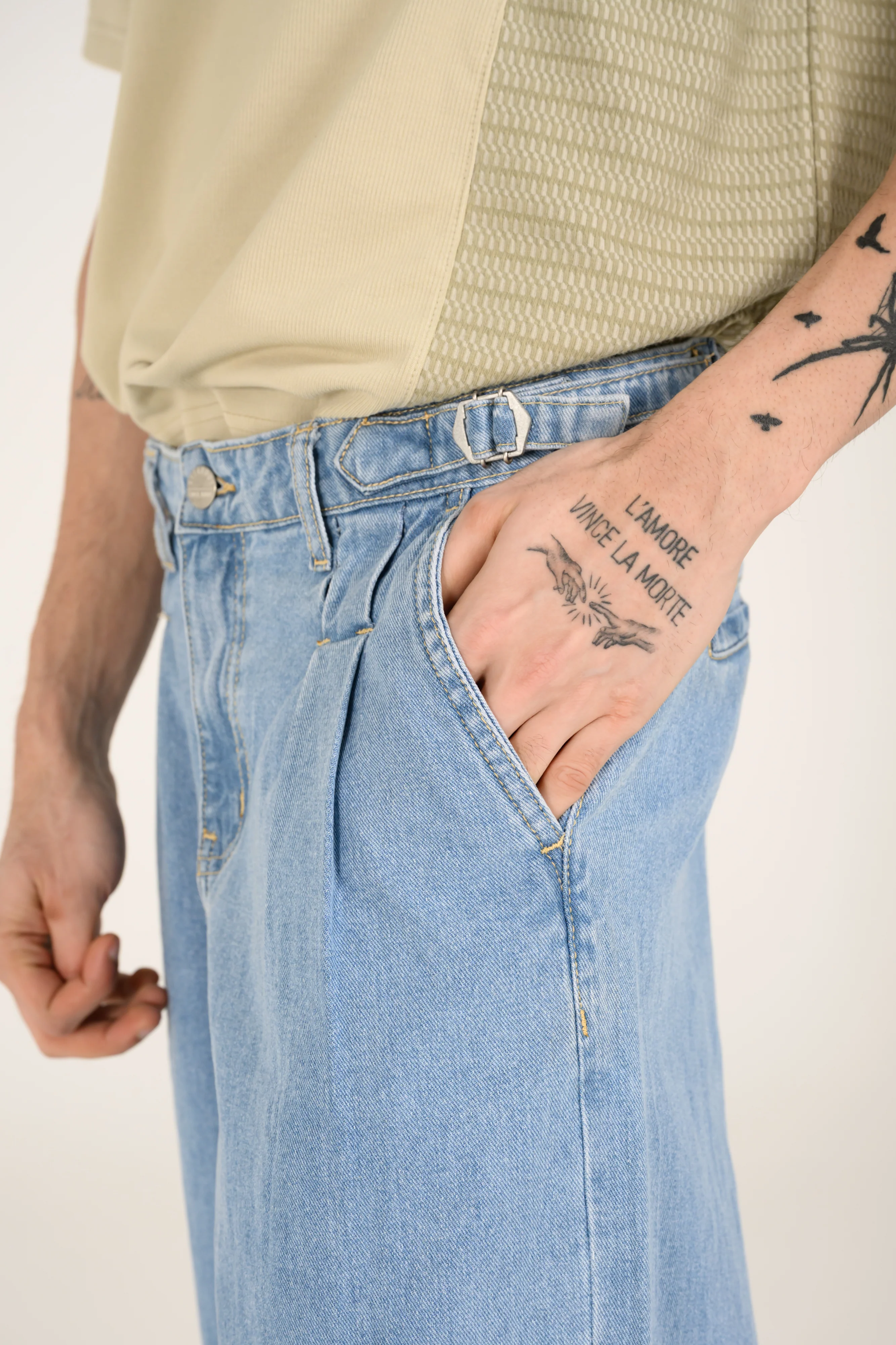 LOOSE CROPPED FIT DENIM - Image 4