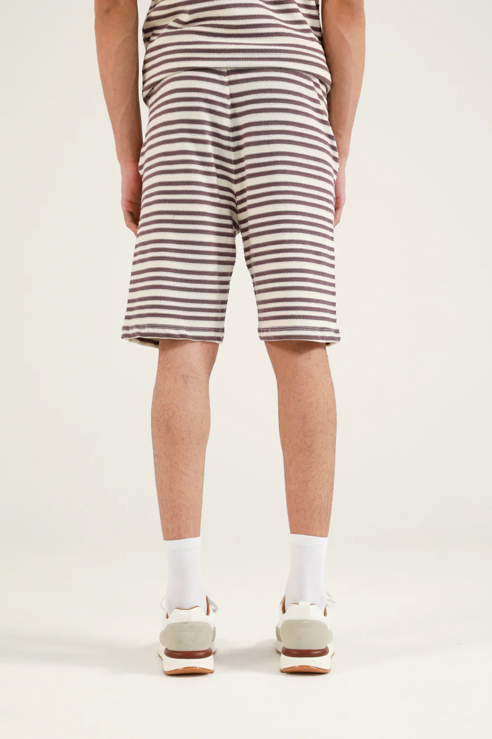 TEXTURED STRIPED SHORTS - Image 3