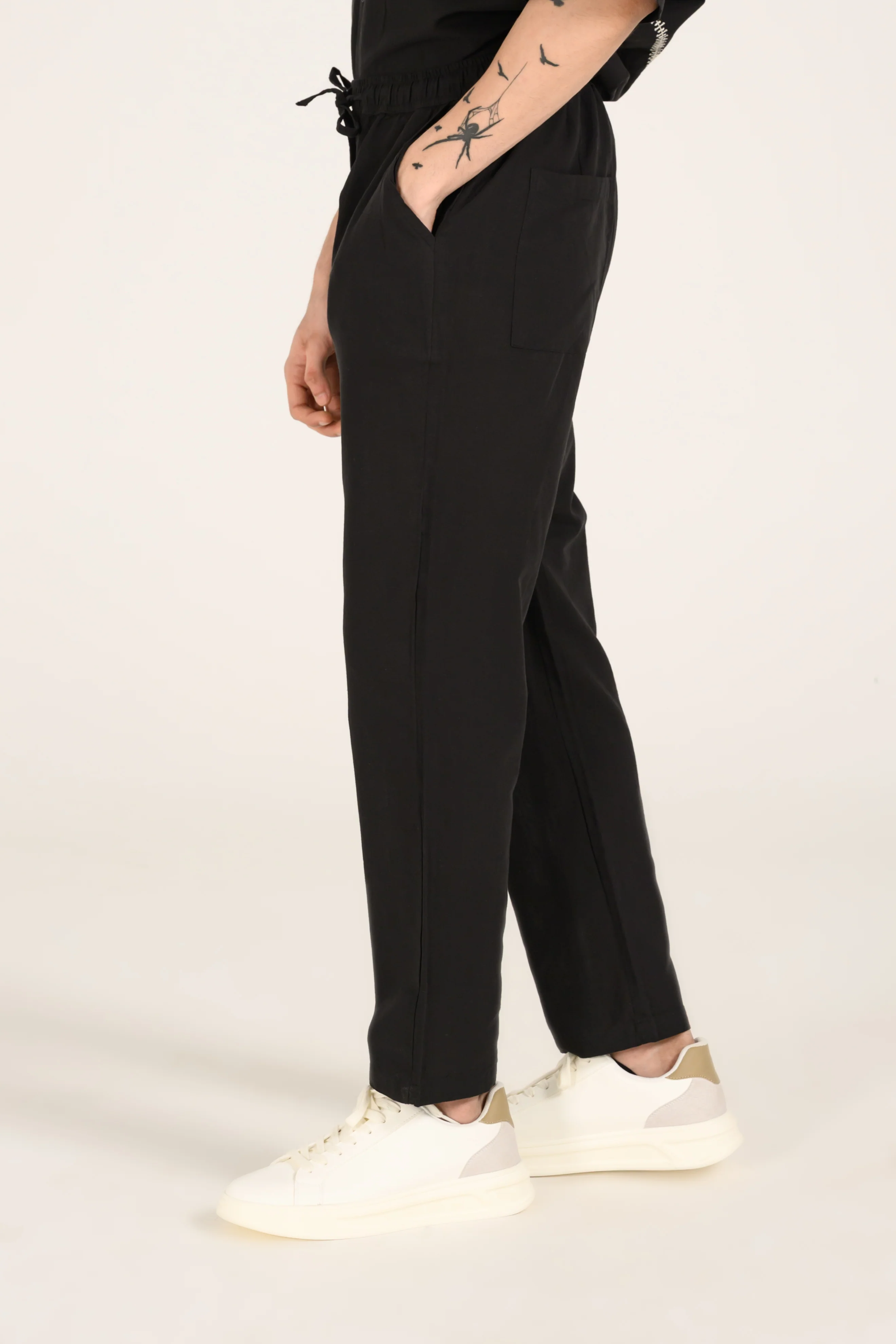 BAGGY FIT LINEN TROUSER - Image 2