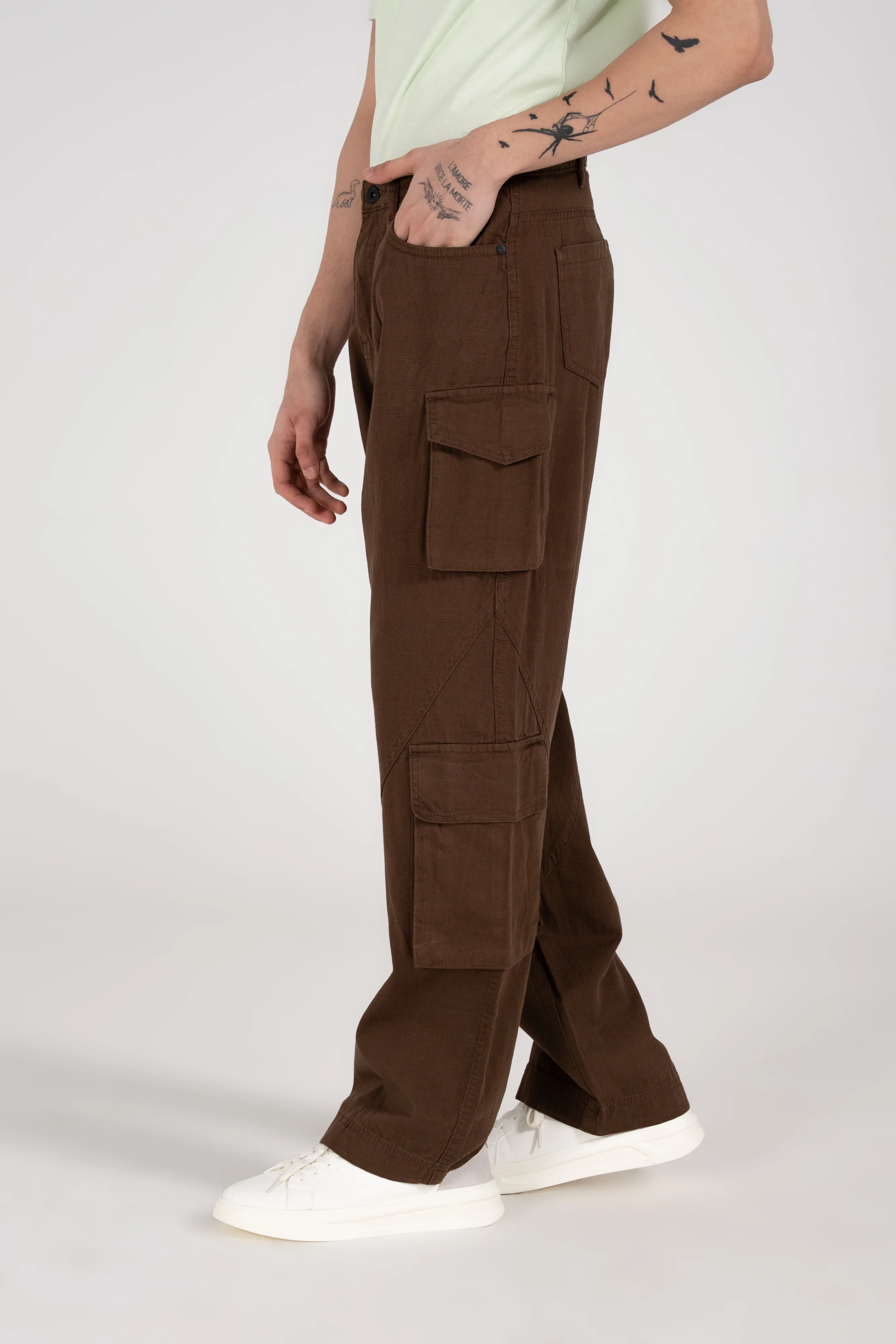 WIDE LEG CARGO TROUSER - Image 2