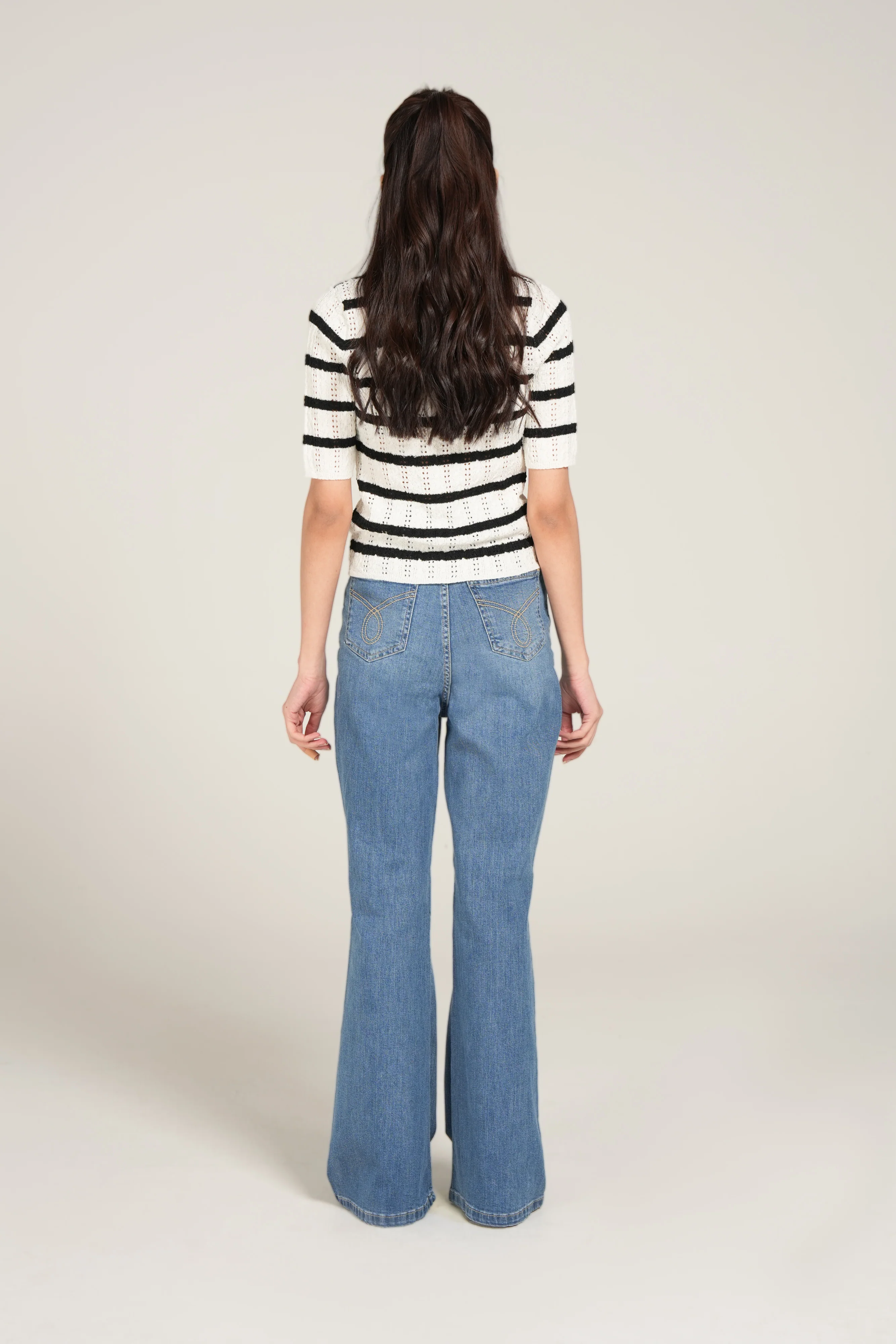 STRIPED KNIT TOP - Image 3