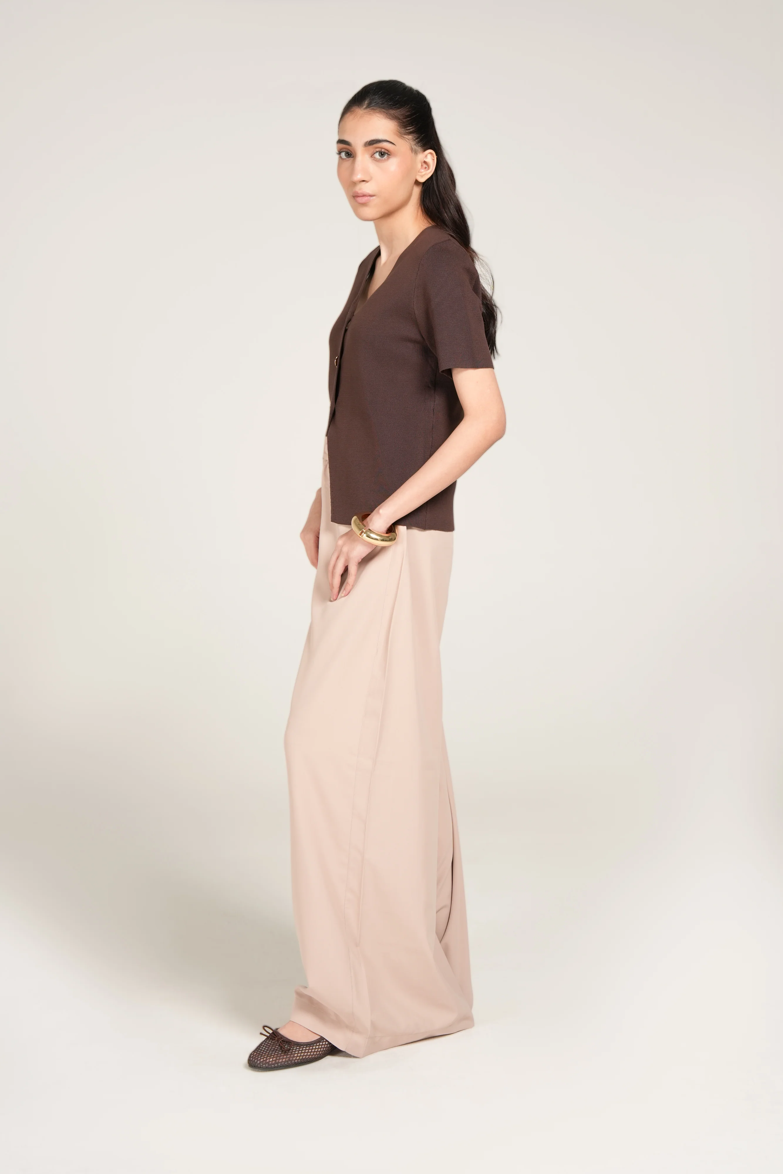 KNITTED BUTTON DOWN TOP - Image 2