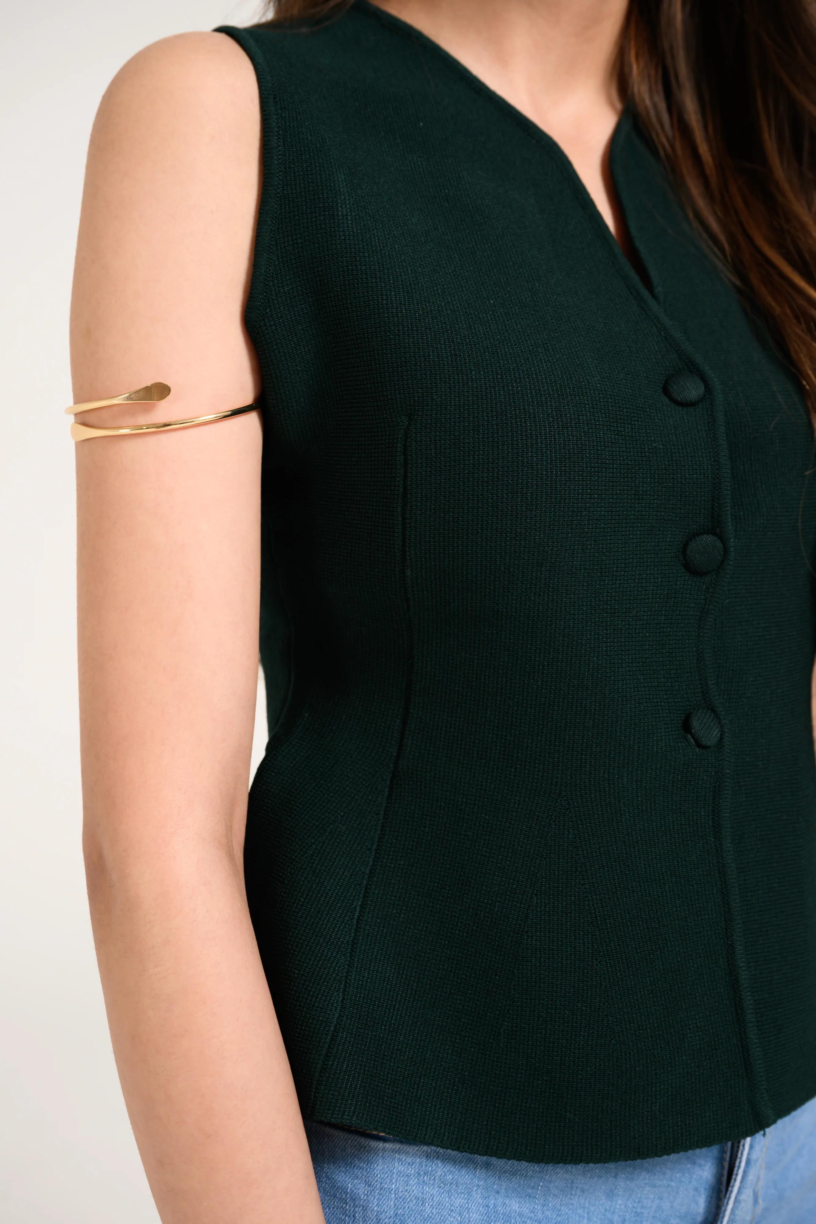 KNITTED PEPLUM TOP - Image 6