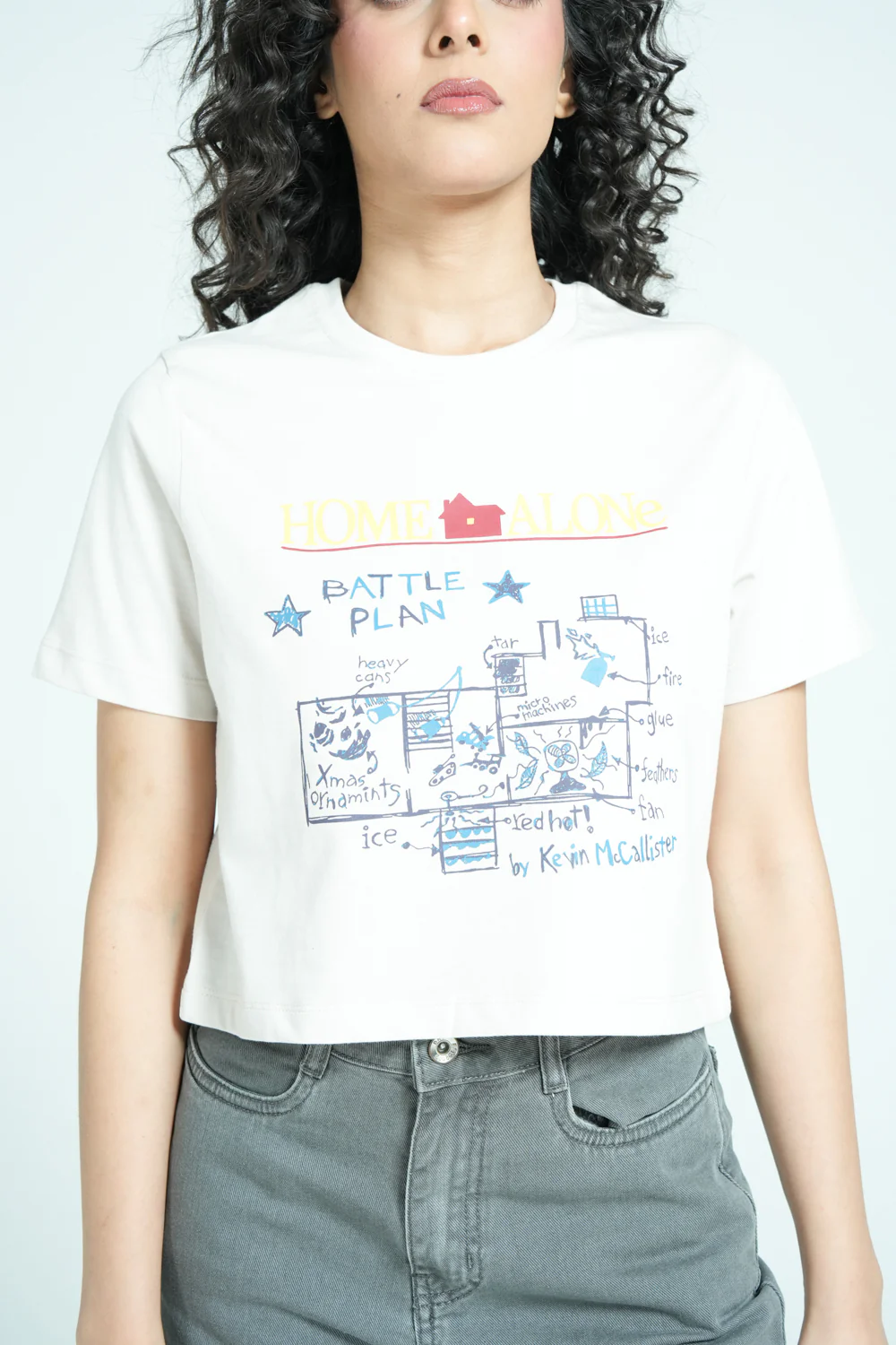 GRAPHIC CROPPED TEE - Image 4