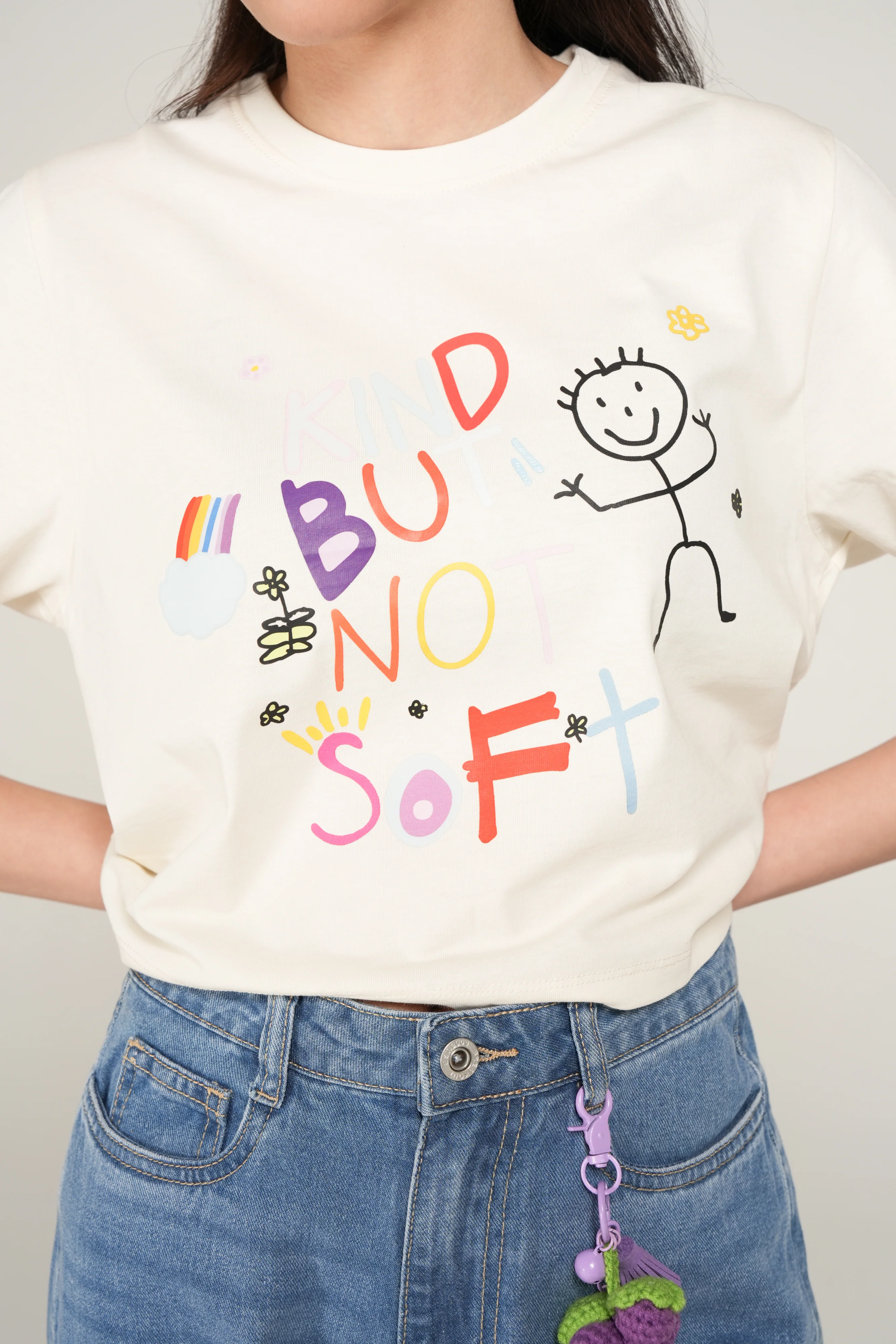 GRAPHIC CROPPED TEE - Image 4