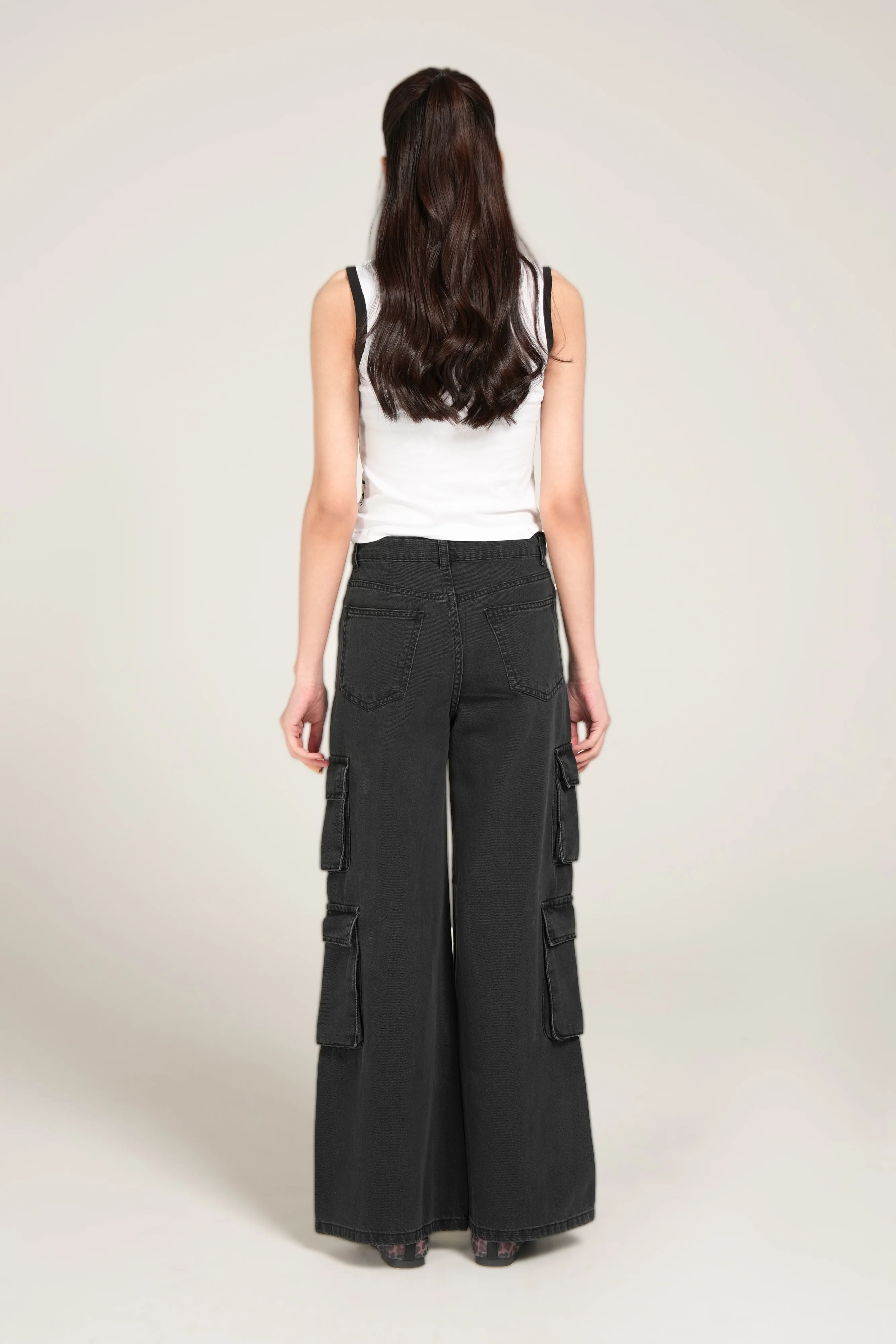 PRINTED CROP TANK TOP - Image 3