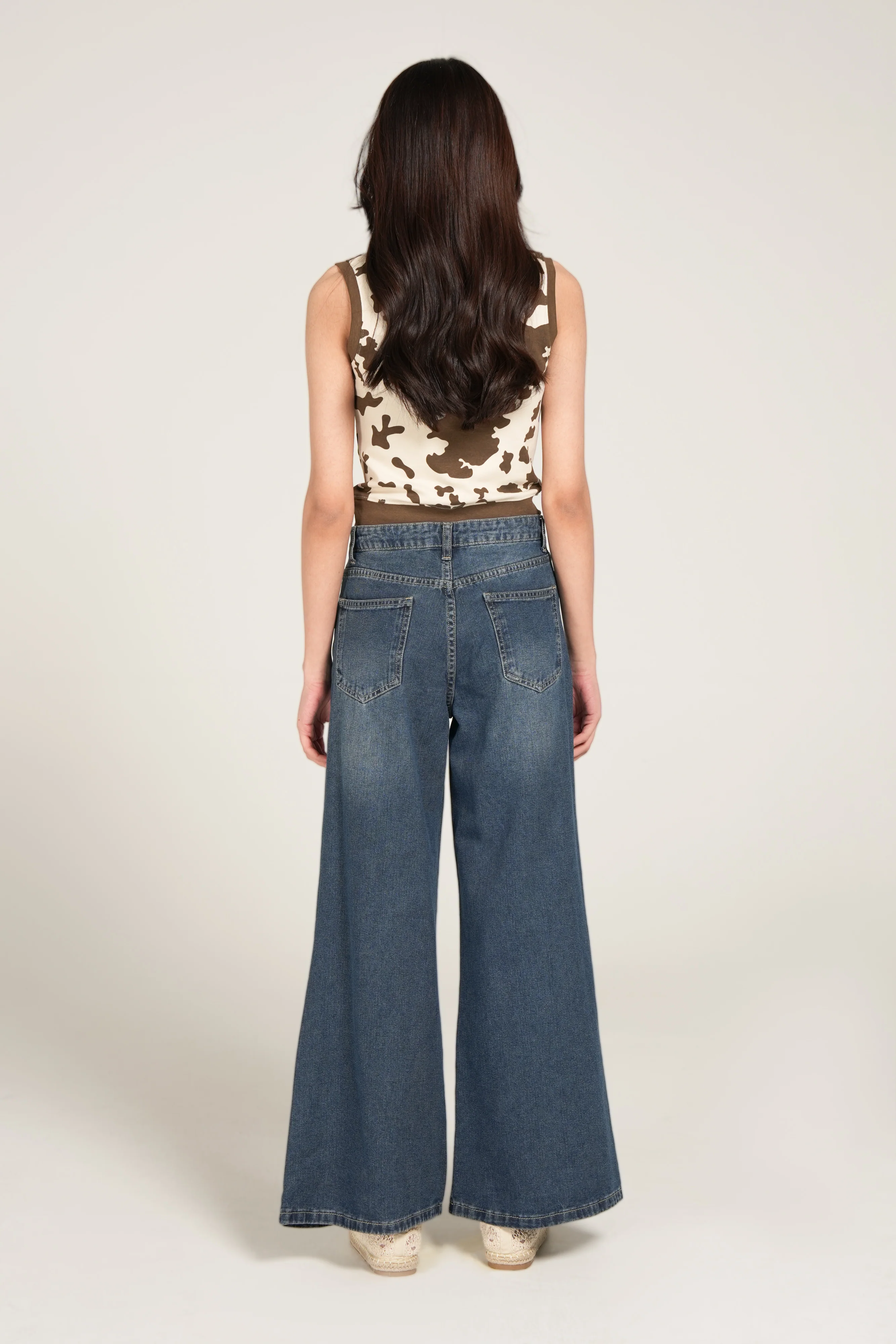 PRINTED CROP TANK TOP - Image 4