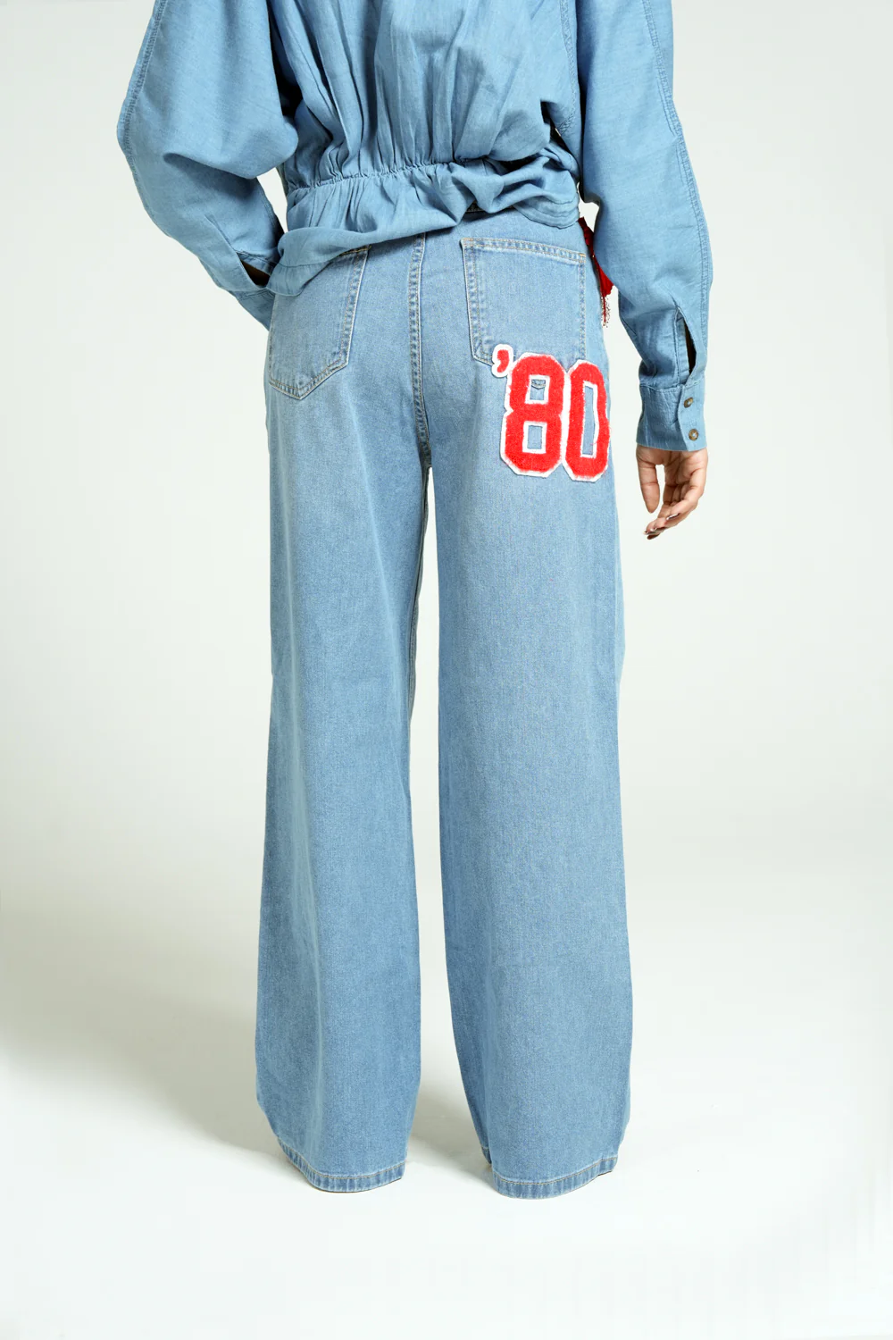 80'S WIDE LEG DENIM - Image 2