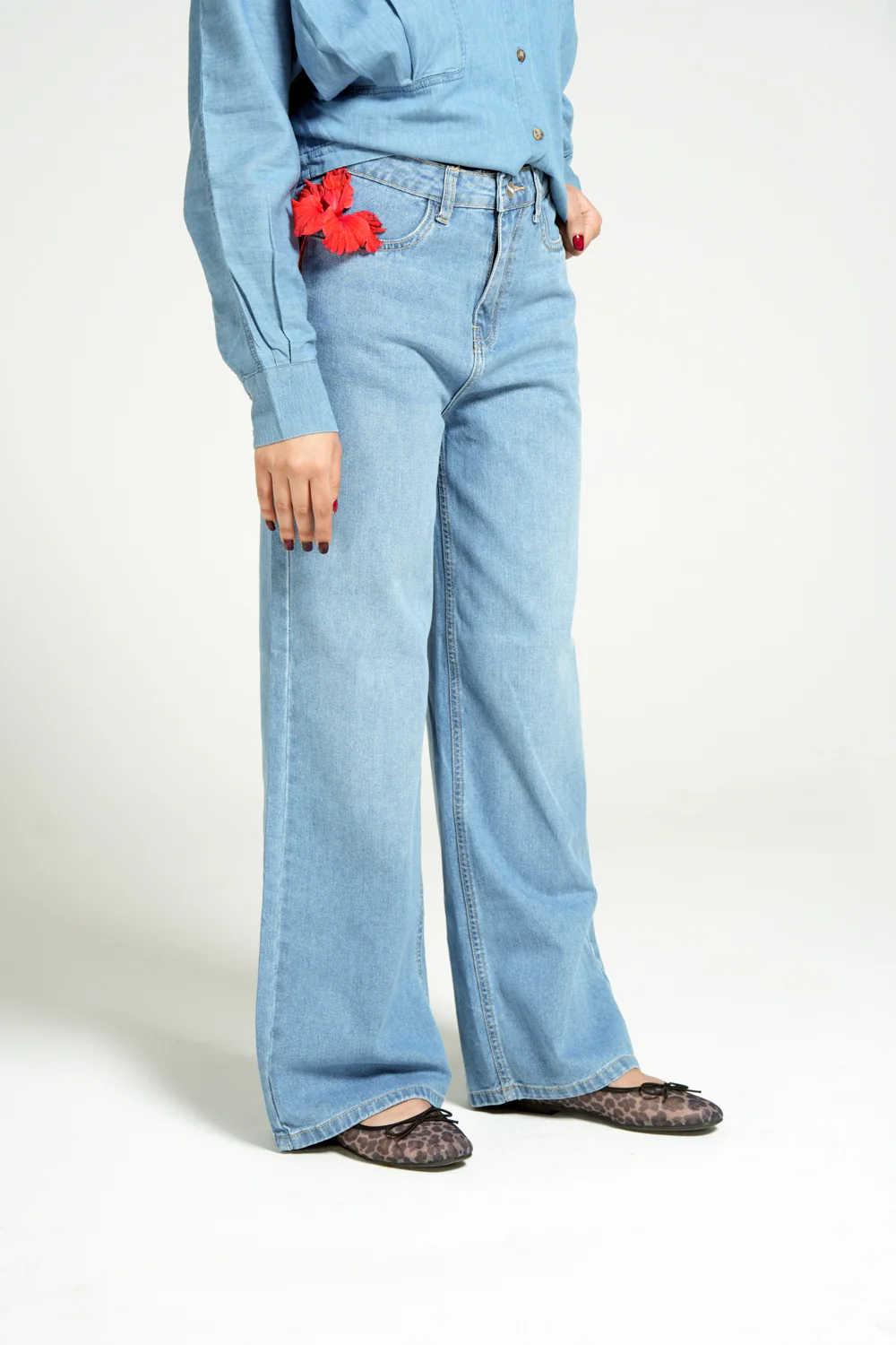 80'S WIDE LEG DENIM - Image 3