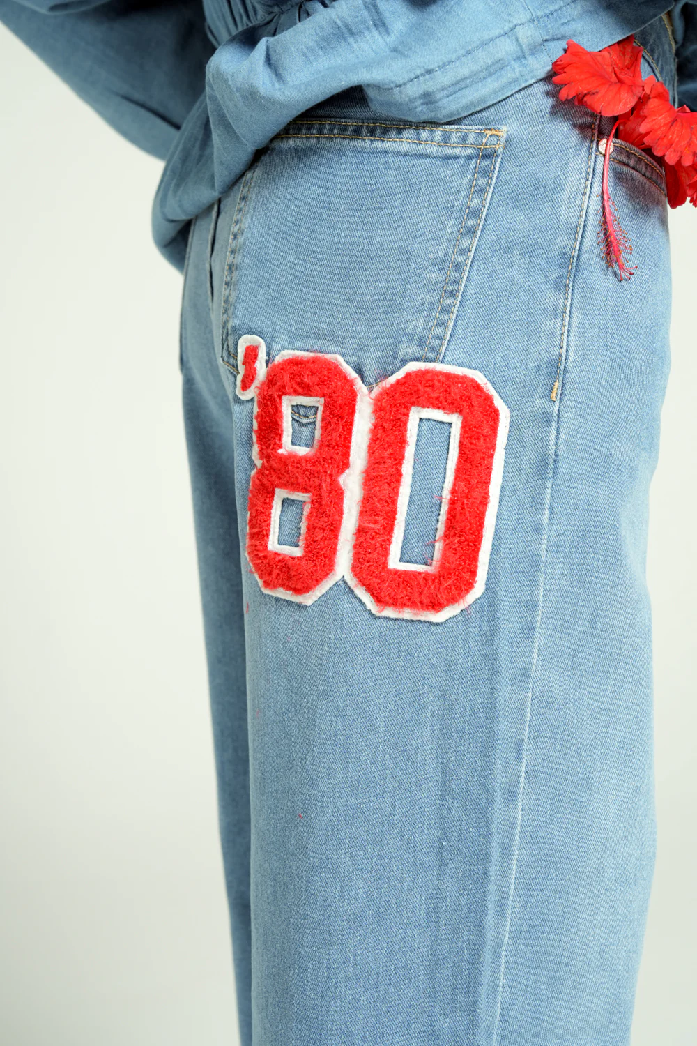 80'S WIDE LEG DENIM - Image 4