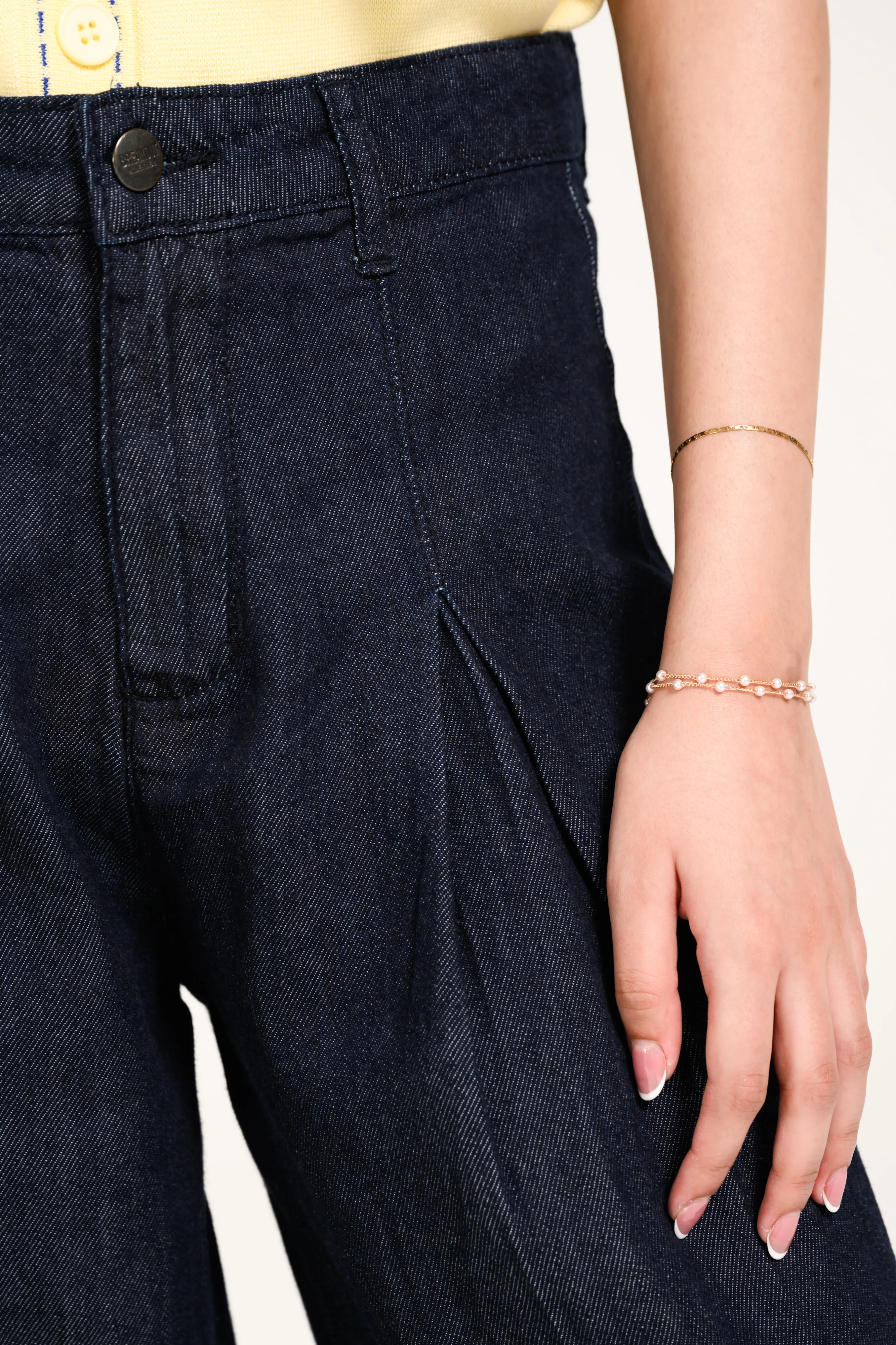 MEGA WIDE DENIM WITH FRONT PLEAT - Image 5