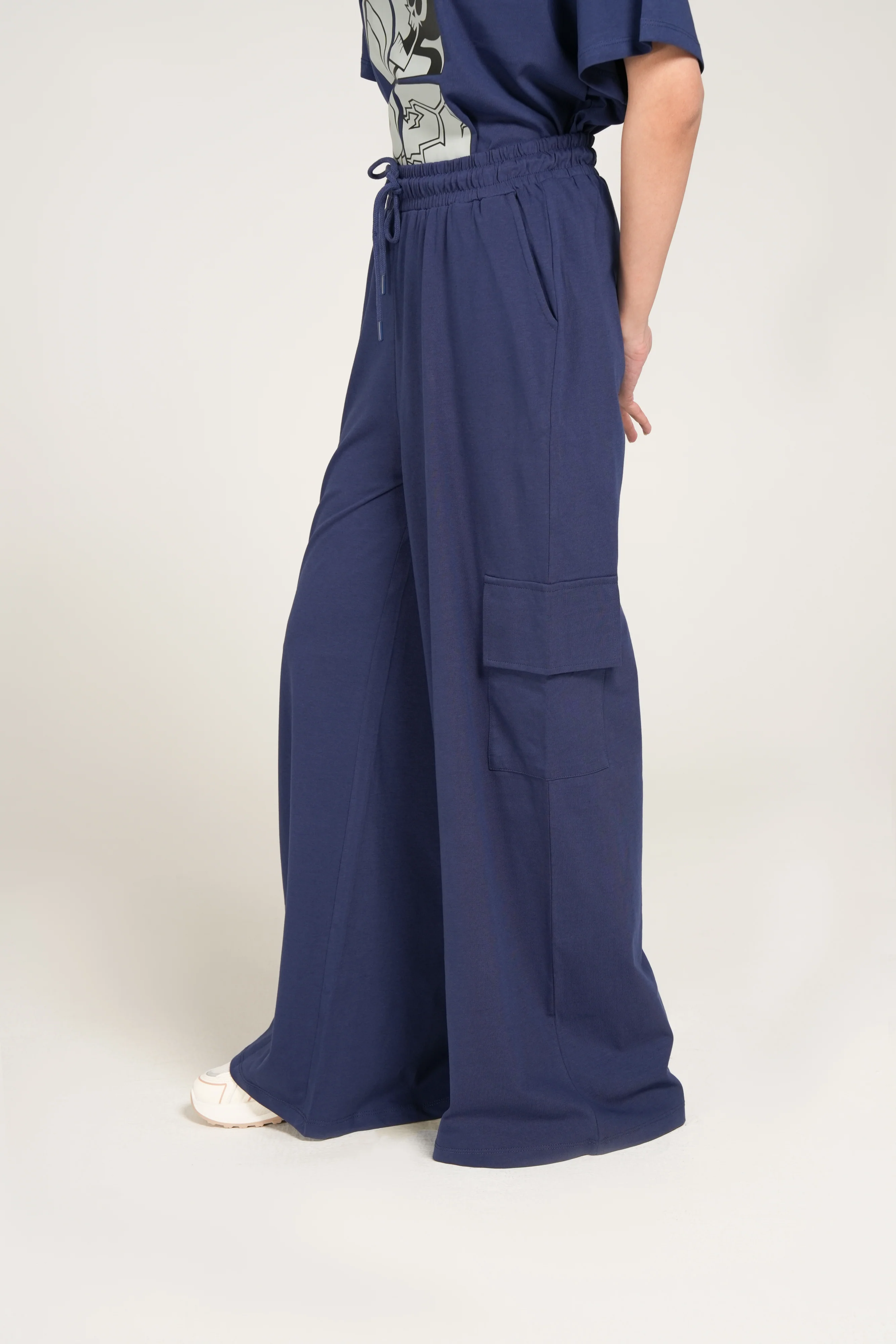 CARGO MEGA WIDE LEG TROUSERS - Image 2