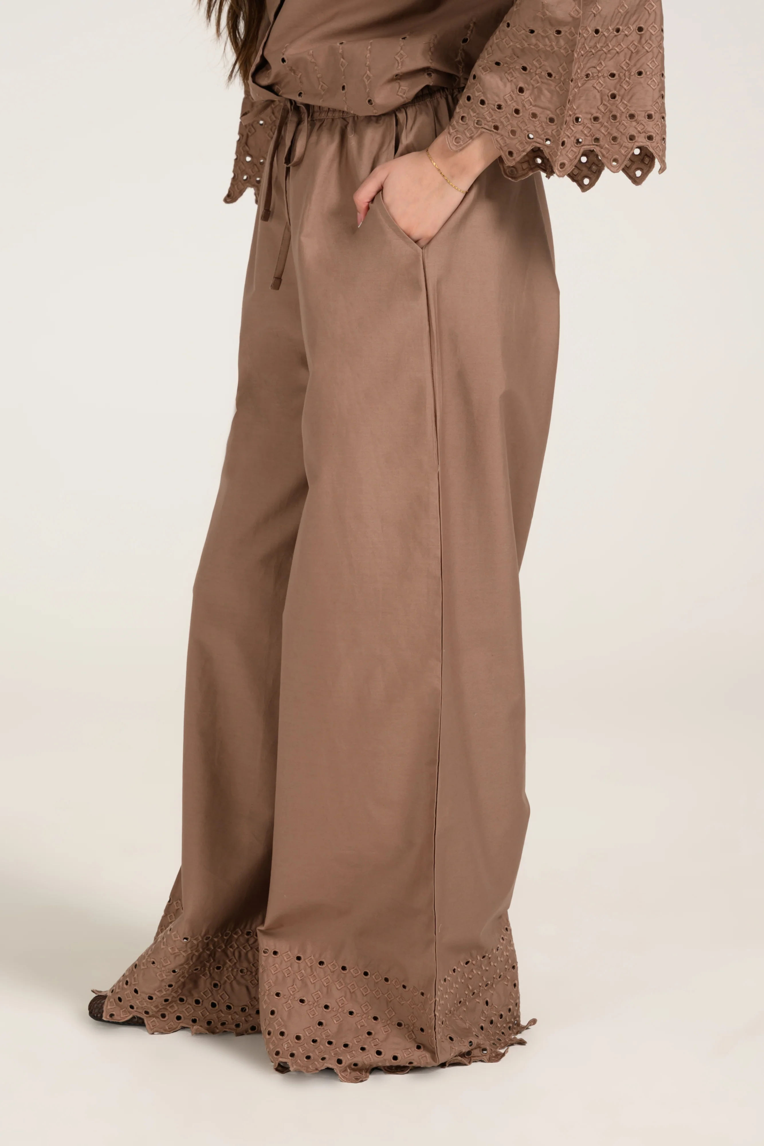 SCHIFFLI MEGA WIDE TROUSERS - Image 2