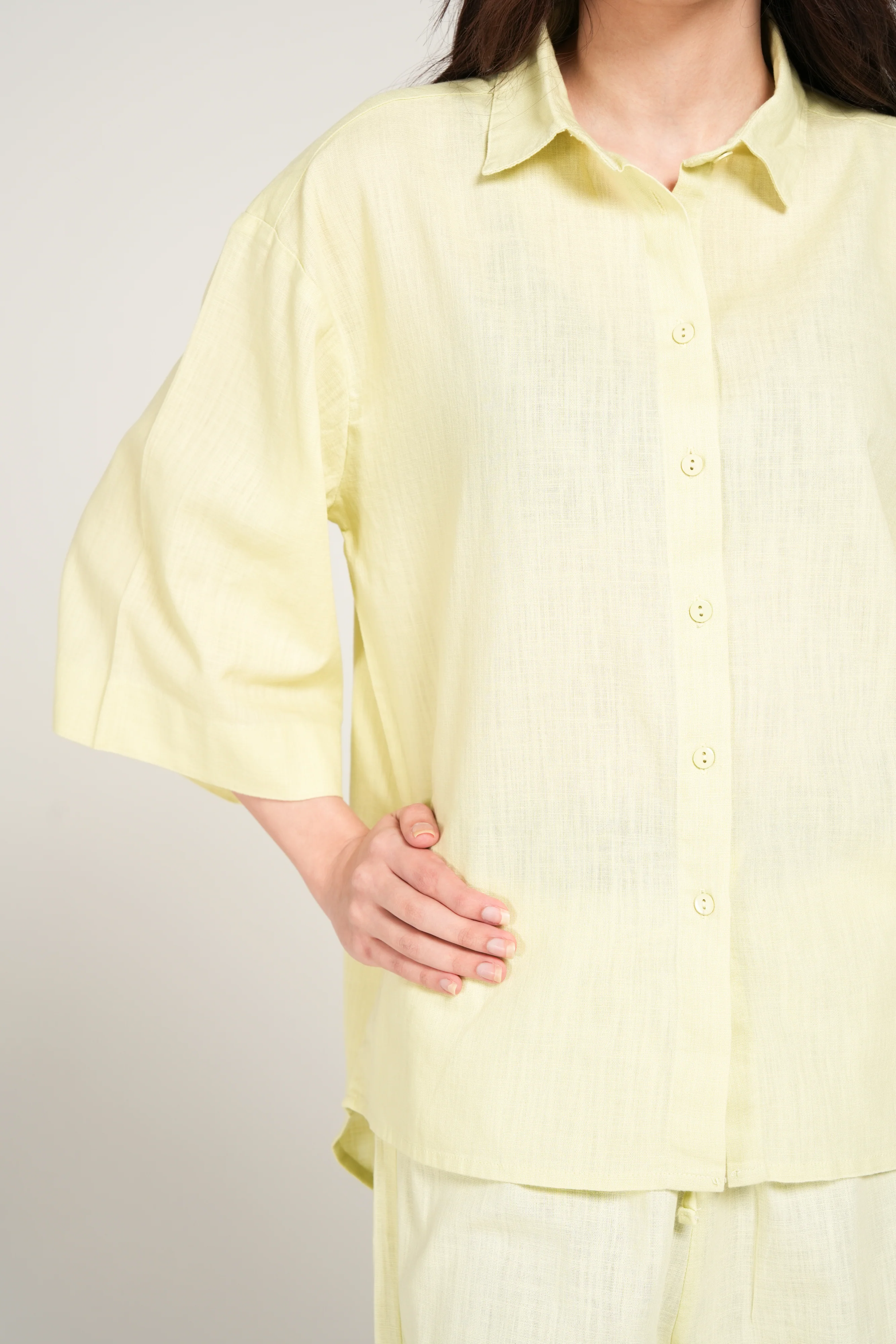 OVERSIZED BUTTON DOWN TOP - Image 4