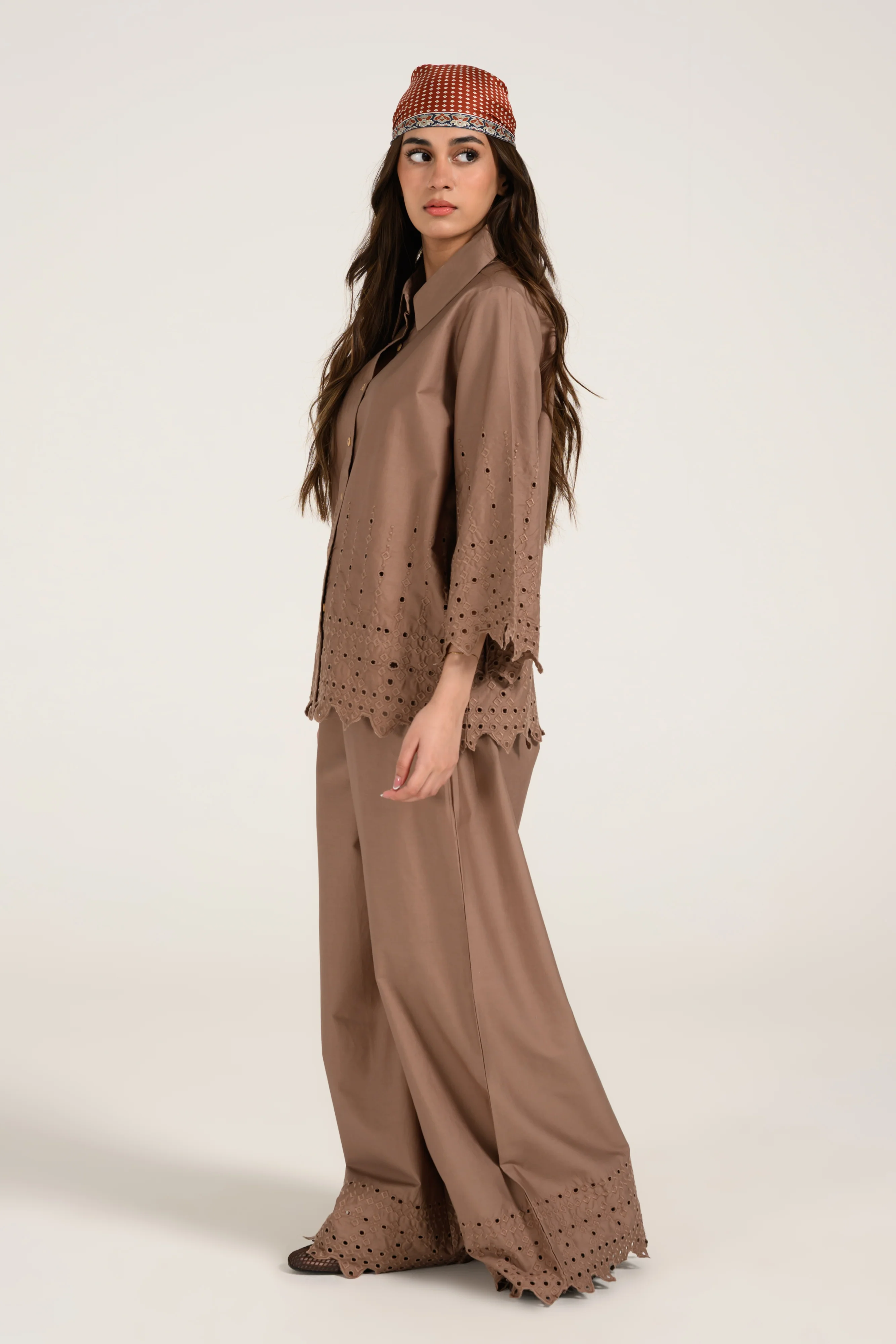 SCHIFFLI BUTTON DOWN TOP - Image 2