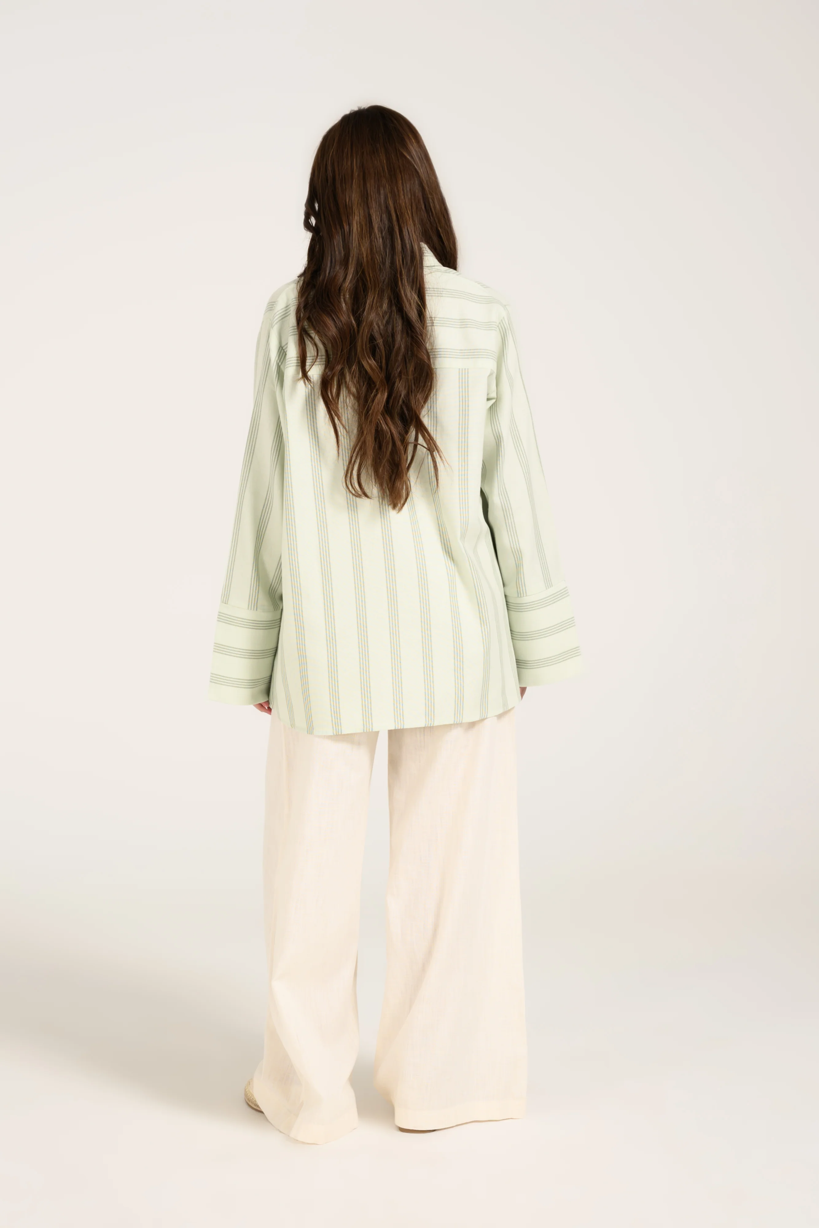 STRIPED HALF PLACKET TOP - Image 5