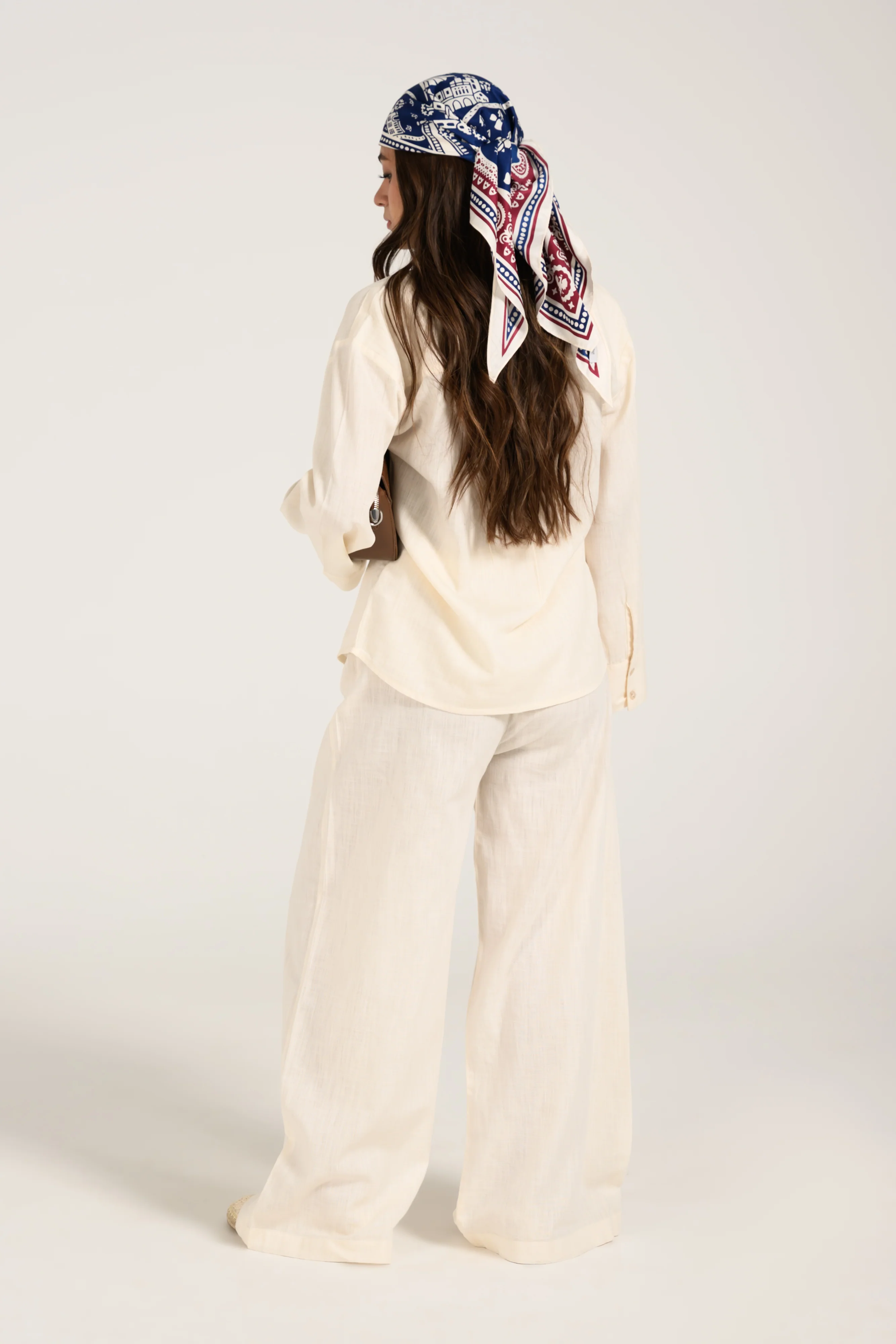 LINEN BLEND REGULAR TOP - Image 3