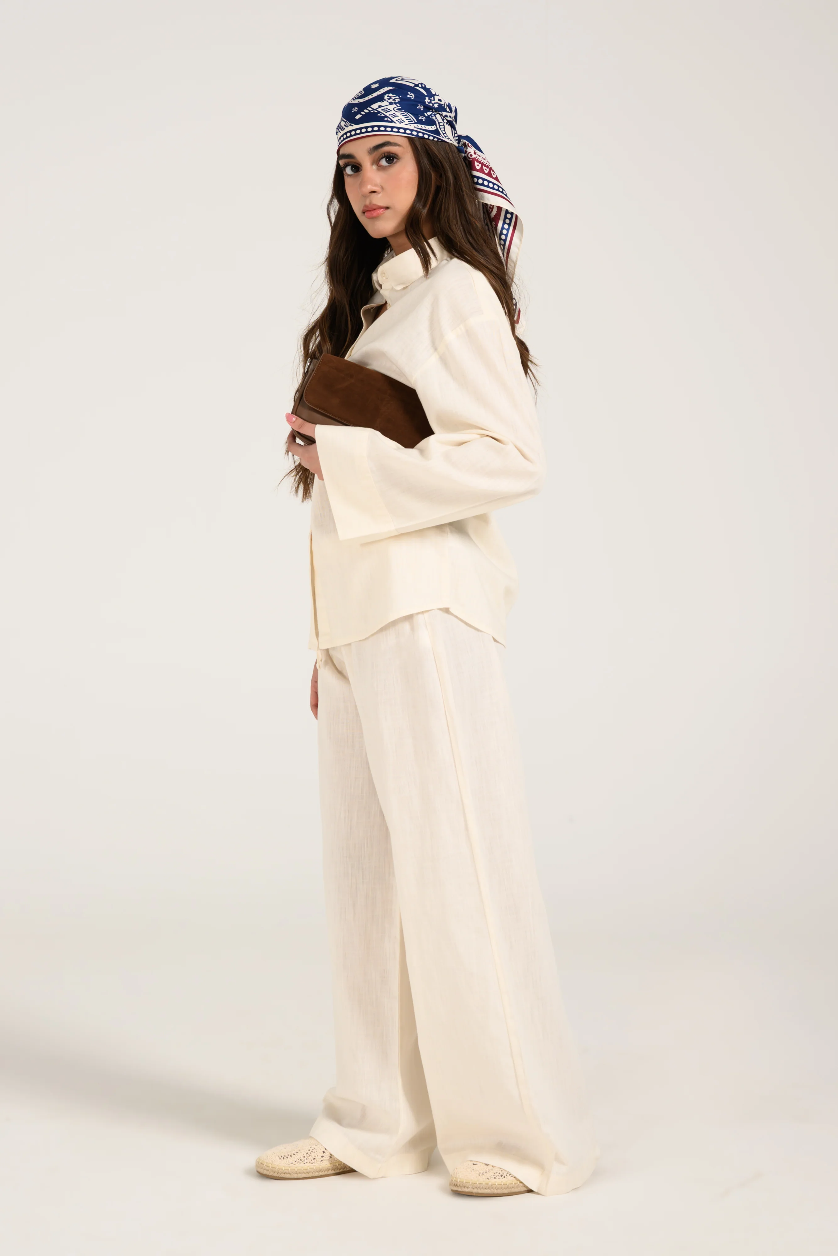LINEN BLEND REGULAR TOP - Image 5