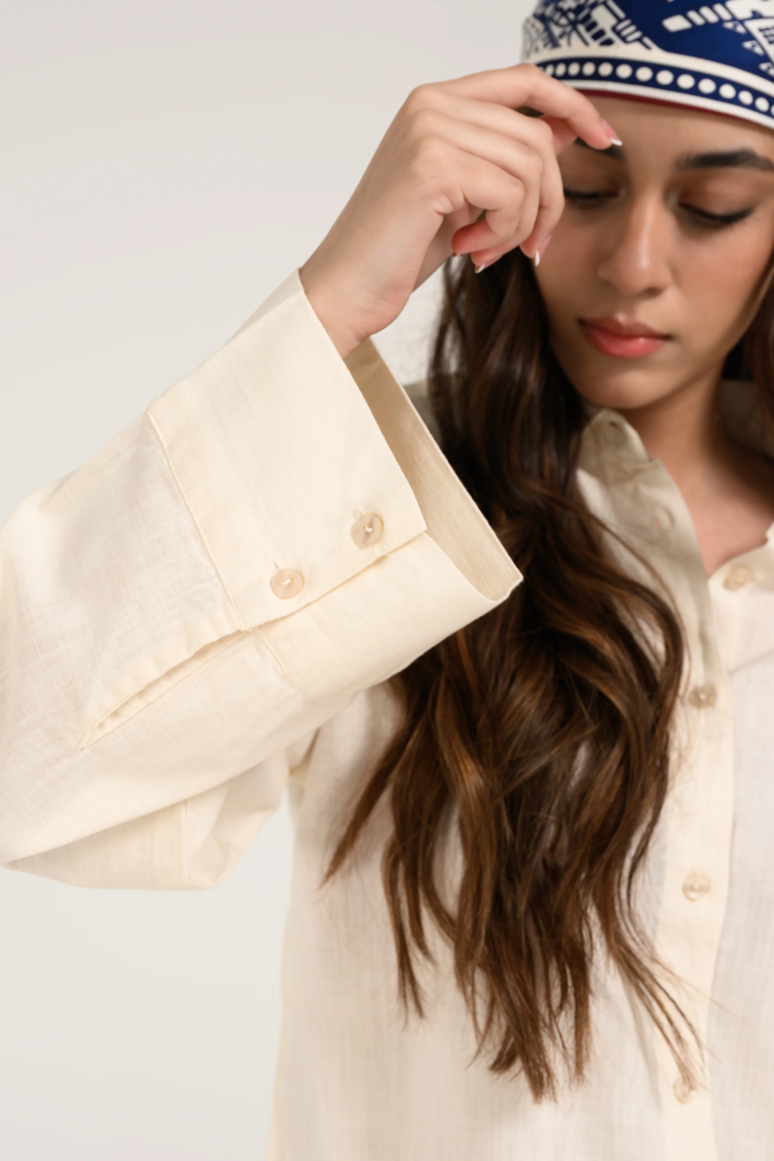 LINEN BLEND REGULAR TOP - Image 6