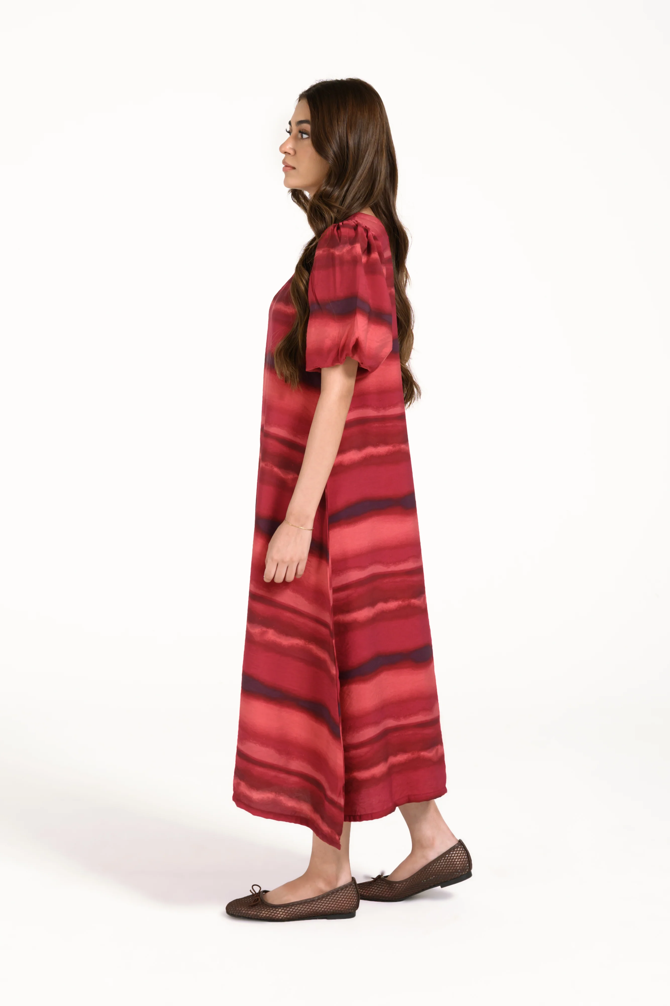 ASYMMETRICAL PRINTED DRESS - Image 2
