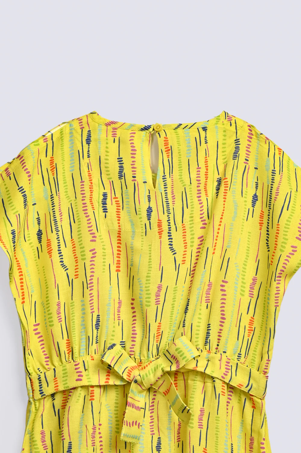 GIRLS PRINTED ELASTICATED BAND DRESS - Image 3