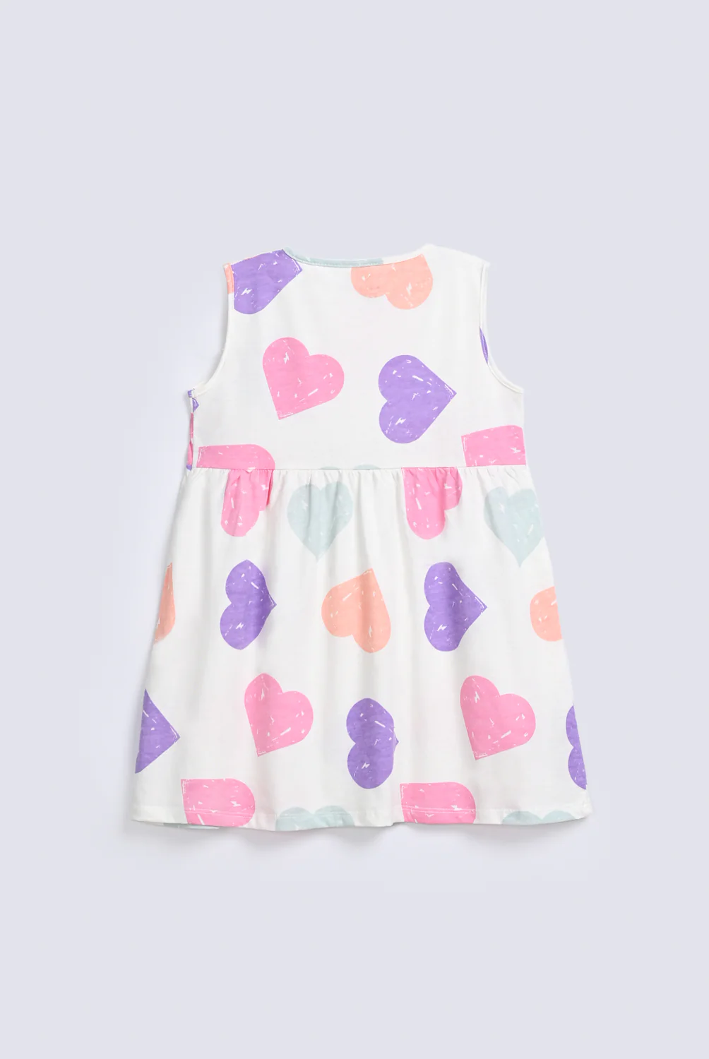 GIRLS BASIC PRINTED DRESS - Image 2