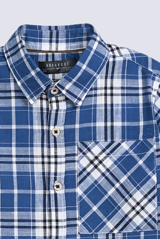 BOYS CHECKERED SHIRT - Image 3