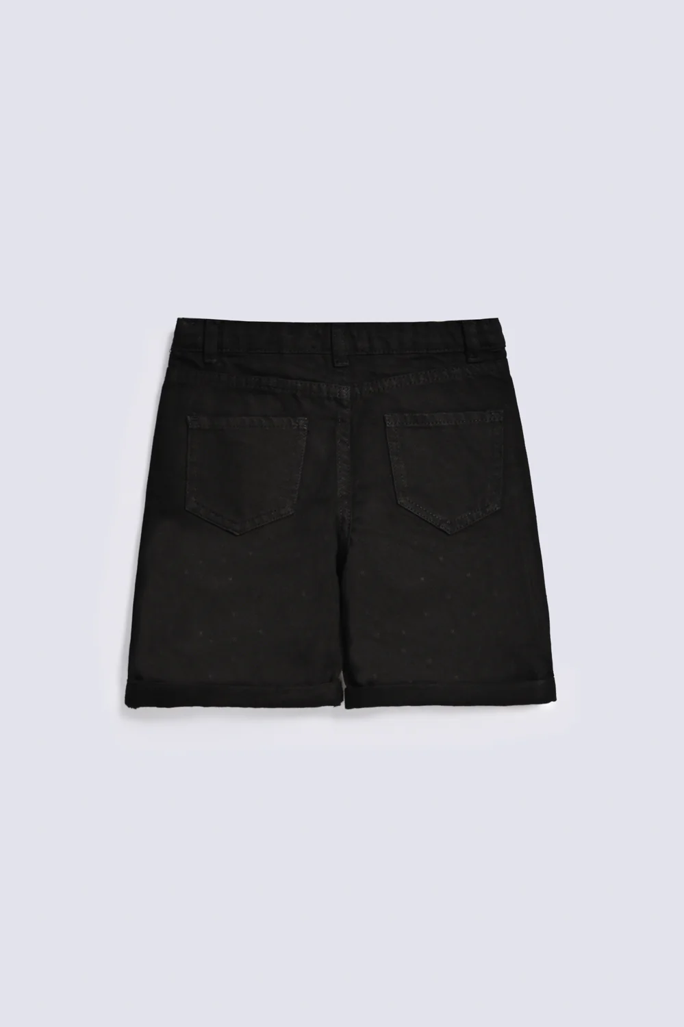 GIRLS DIAMANTES DENIM SHORTS - Image 2