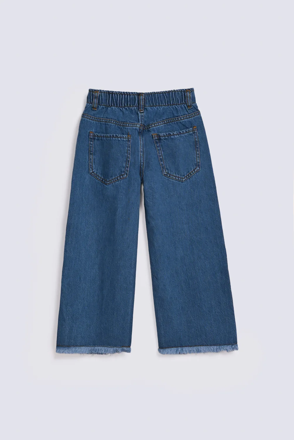 GIRLS WIDE LEG FLORAL PRINTED DENIM - Image 2
