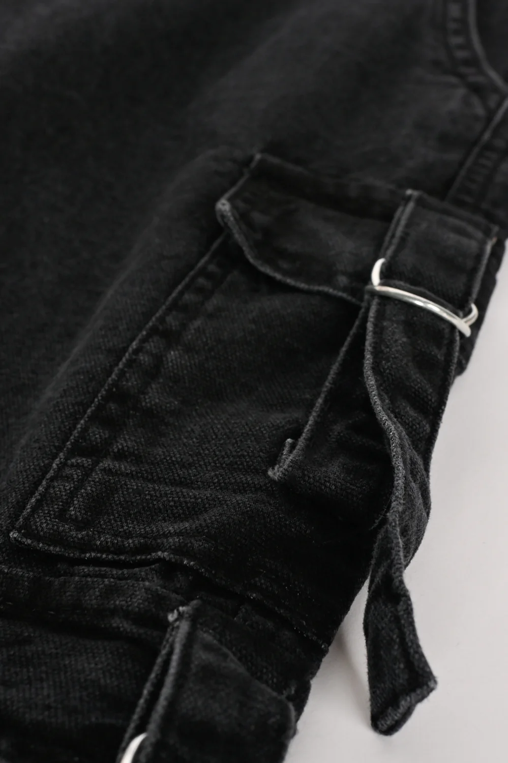 GIRLS WIDE LEG CARGO DENIM - Image 3