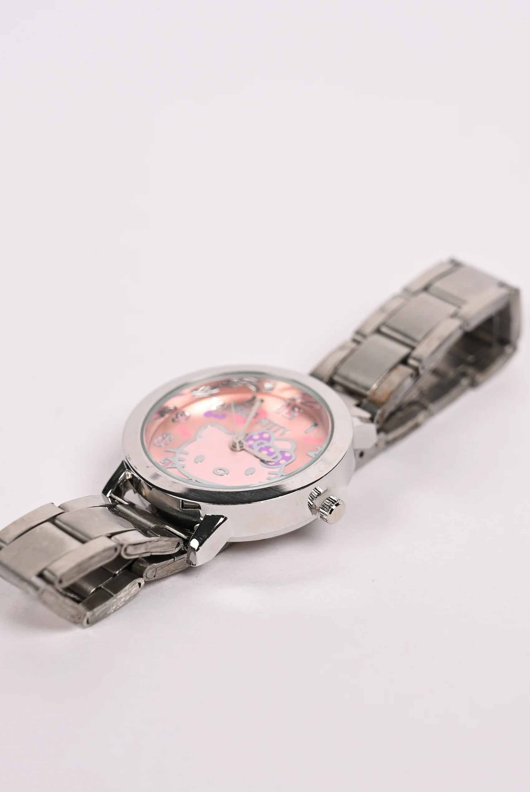 GIRLS HELLO KITTY METAL WATCH - Image 2