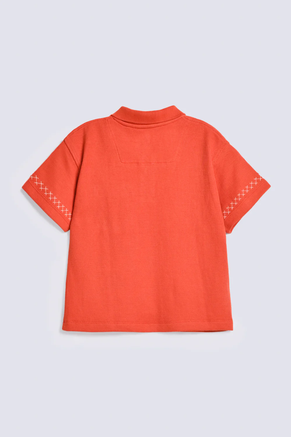 BOYS TWILL WEAVE EMBROIDERED POLO - Image 2