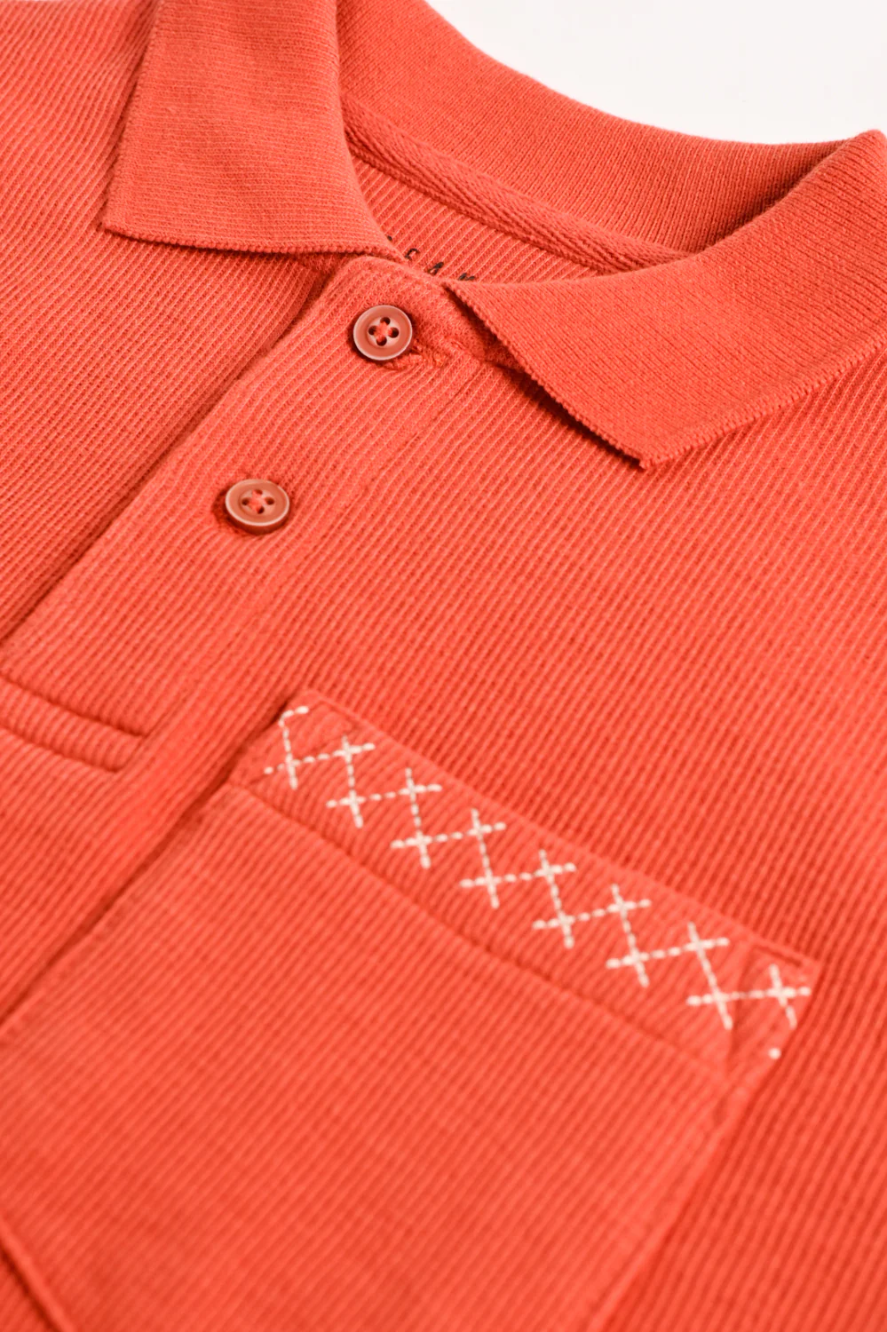BOYS TWILL WEAVE EMBROIDERED POLO - Image 3