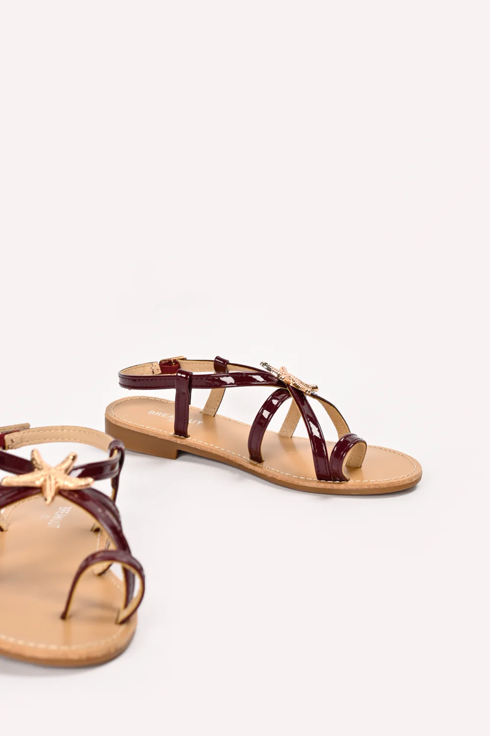 GIRLS STARFISH CHARM STRAP SANDALS - Image 3