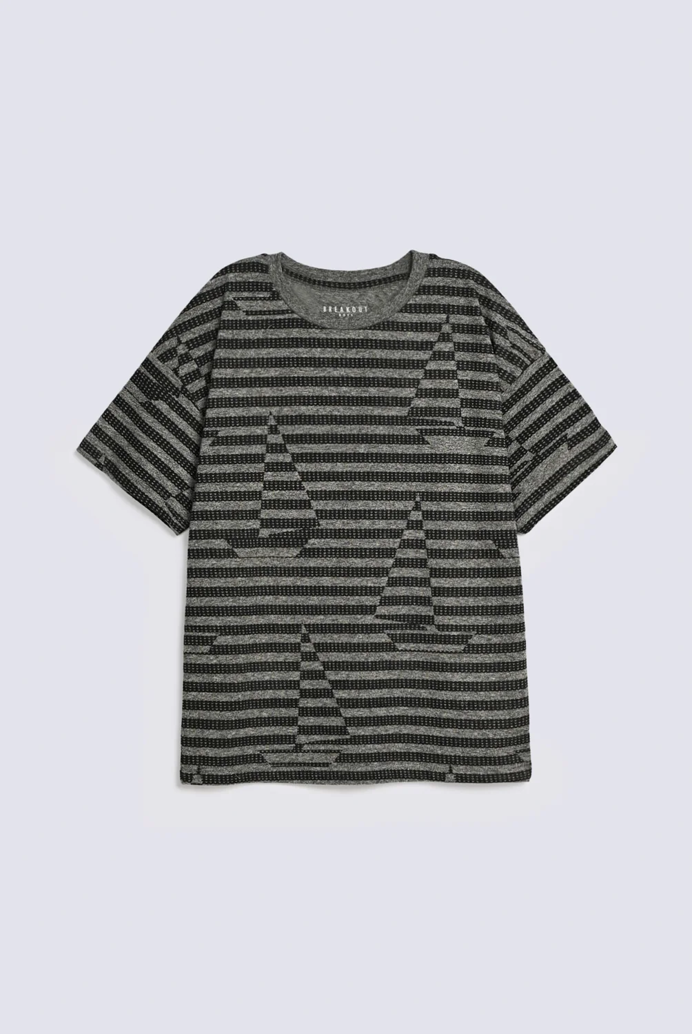 BOYS STRIPED DROP SHOULDER TEE