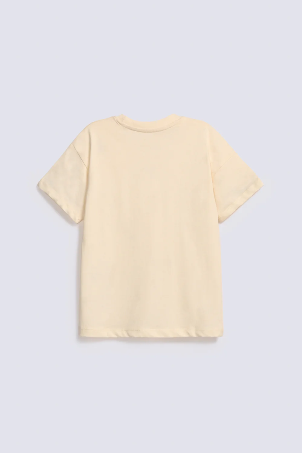 GIRLS DROP SHOULDER CHERRY EMBELLISHED T-SHIRT - Image 2