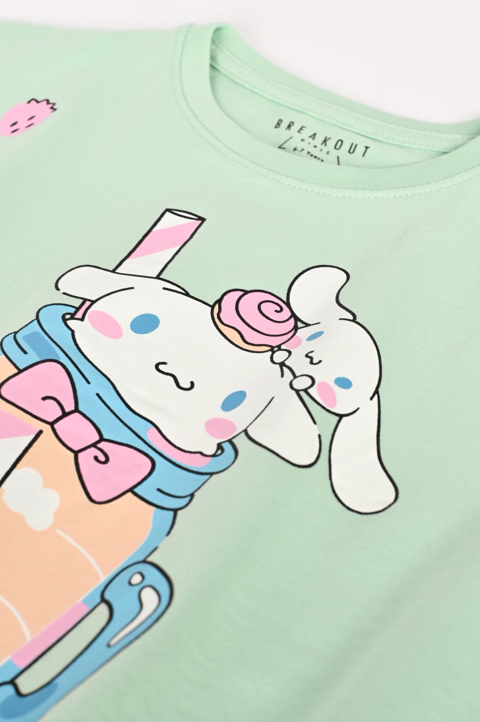 GIRLS CINNAMOROLL PRINTED T-SHIRT - Image 3