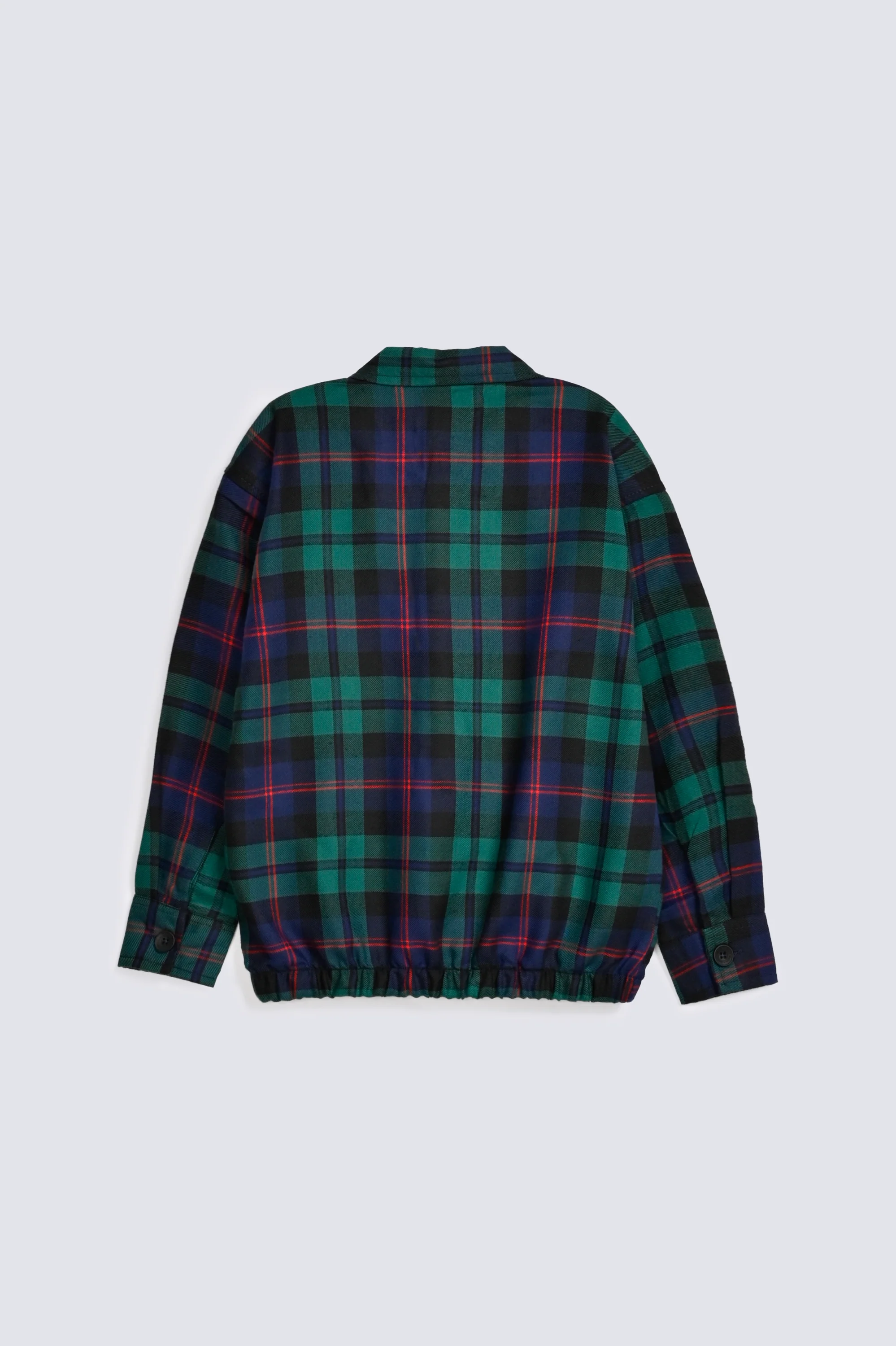 BOYS ELASTIC HEM CHECKERED SHIRT - Image 2