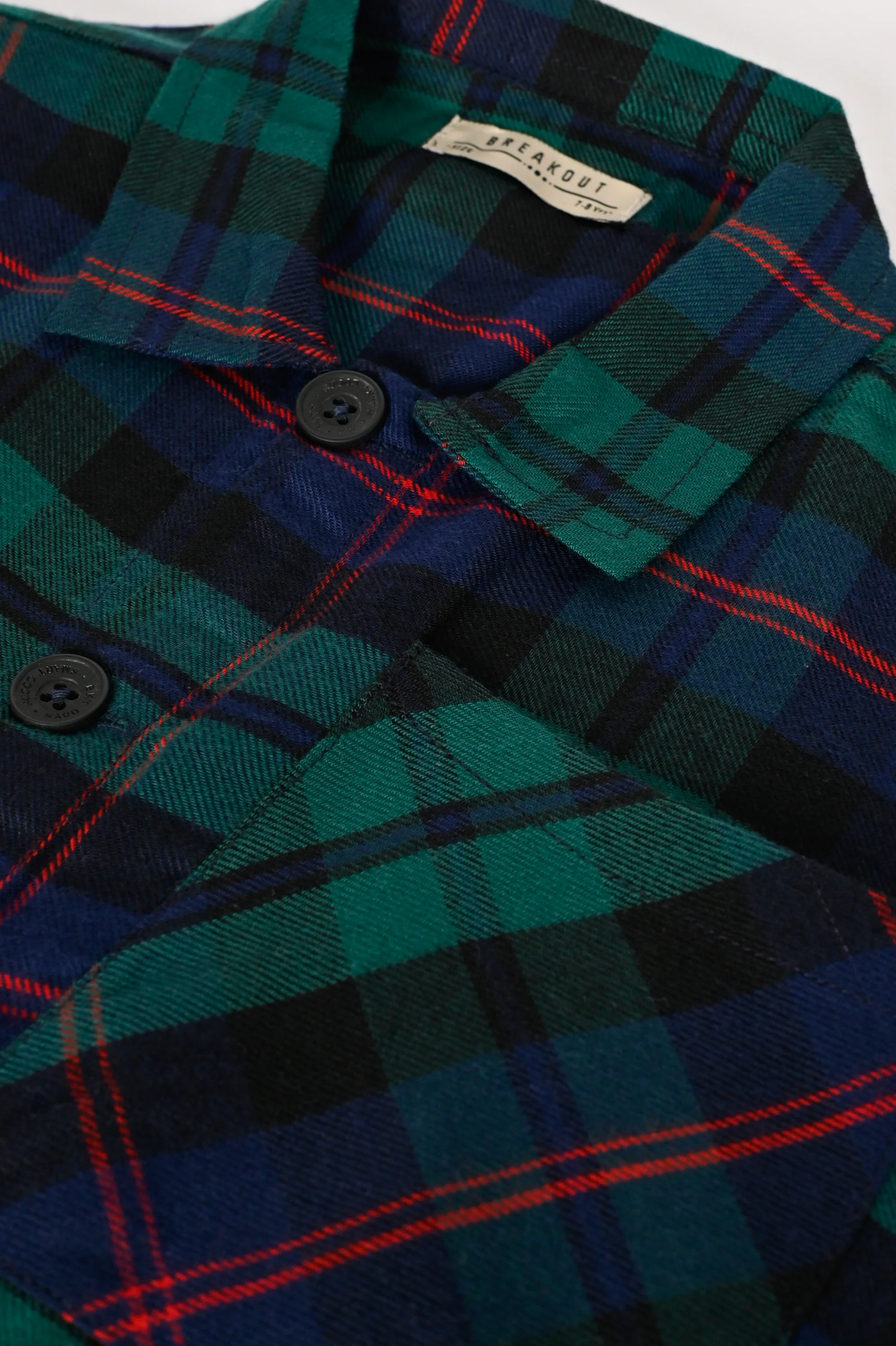 BOYS ELASTIC HEM CHECKERED SHIRT - Image 3