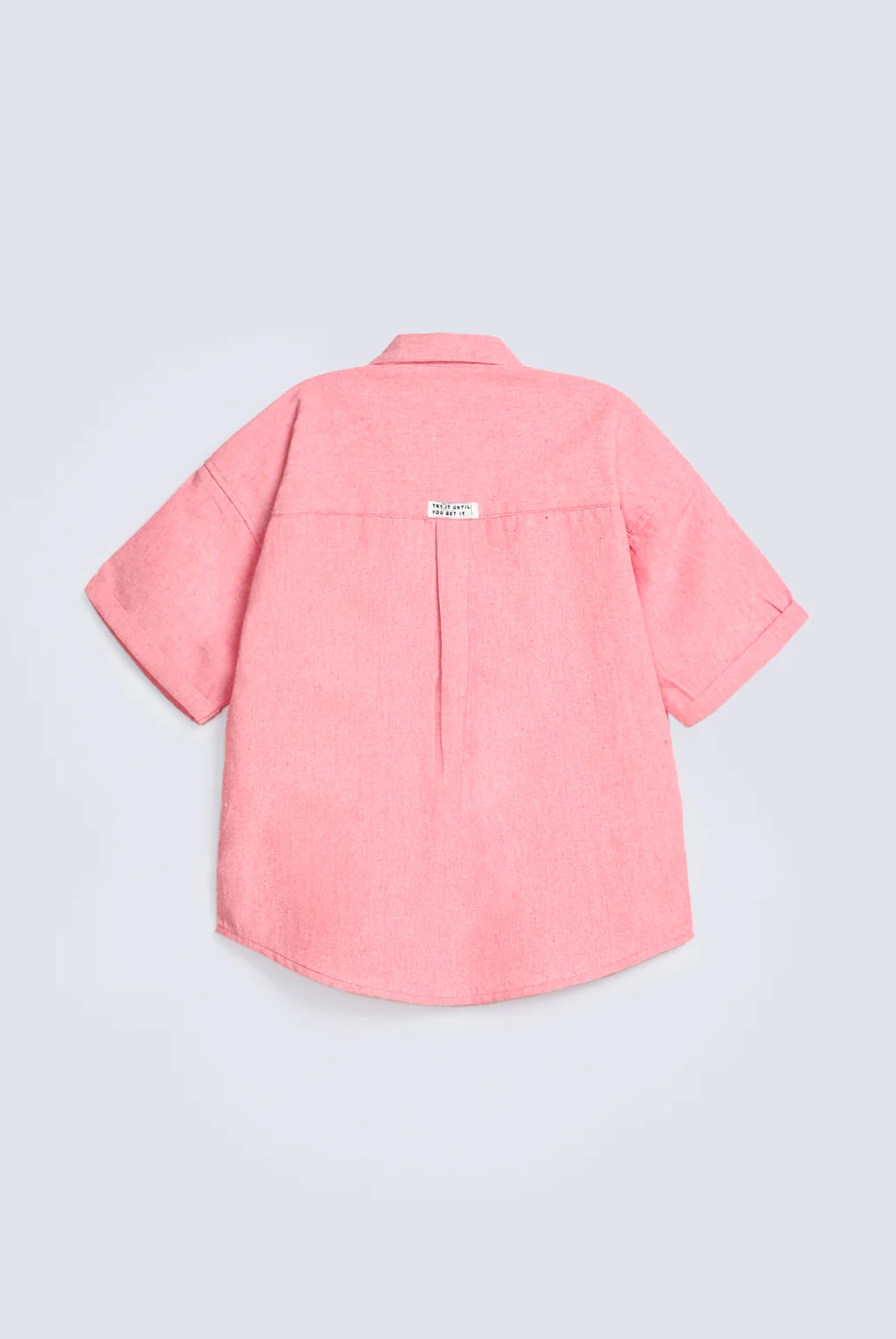 BOYS BOXY FIT HALF PLACKET SHIRT - Image 2