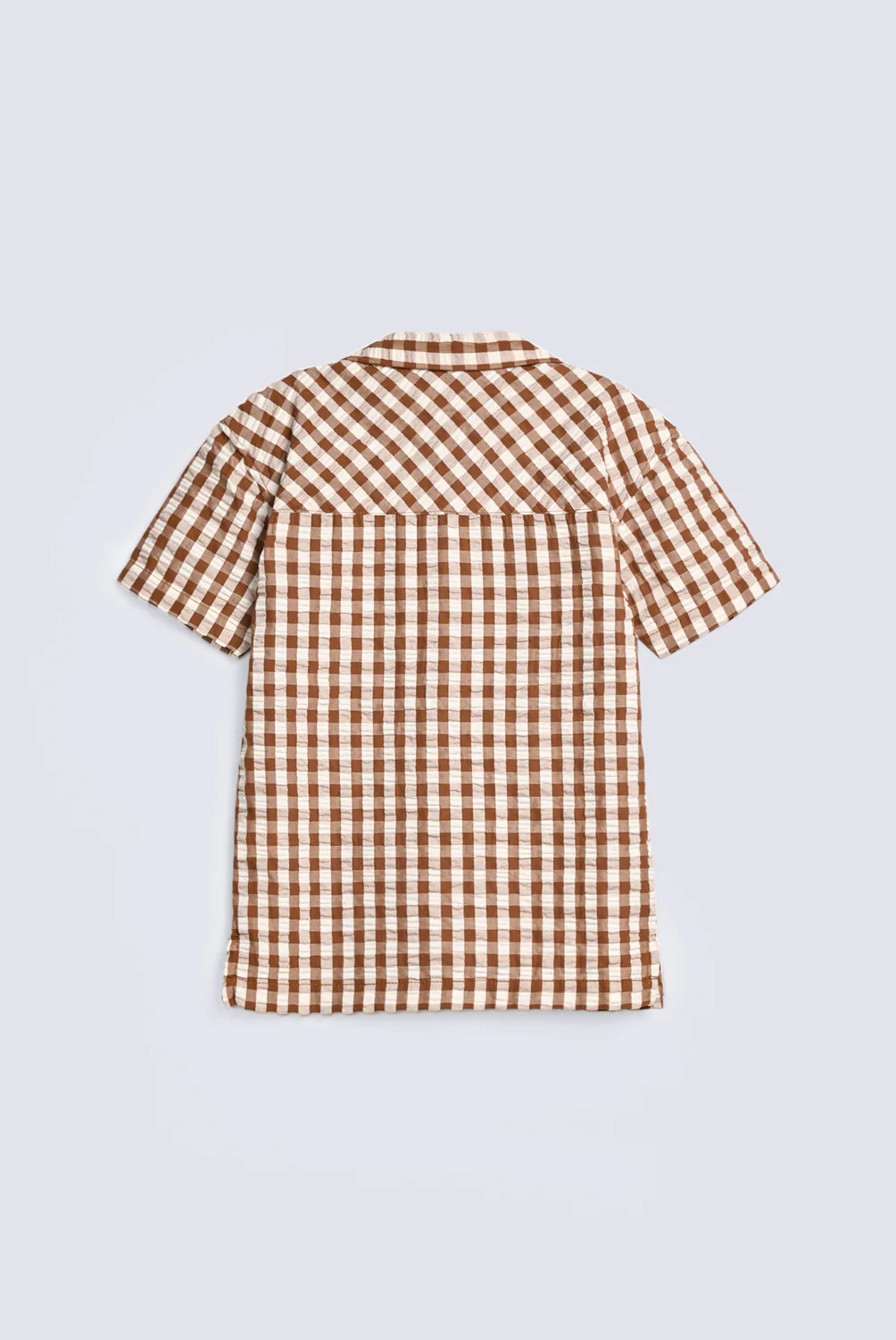 BOYS SEER SUCKER CHECK SHIRT - Image 2