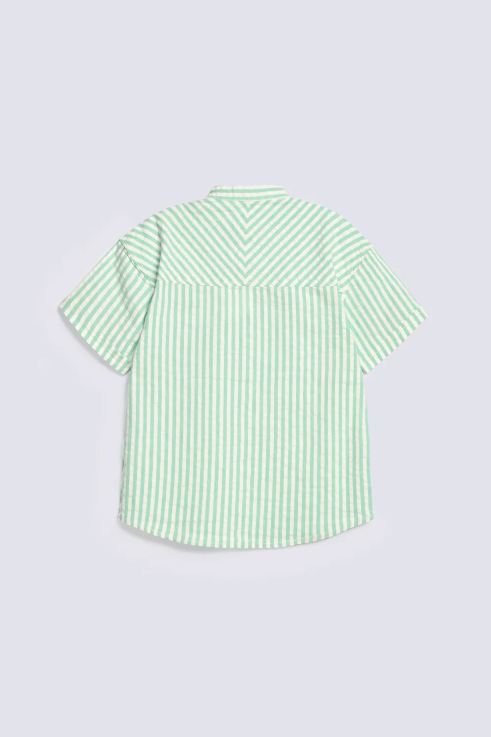 BOYS SEERSUCKER STRIPED SHIRT - Image 2